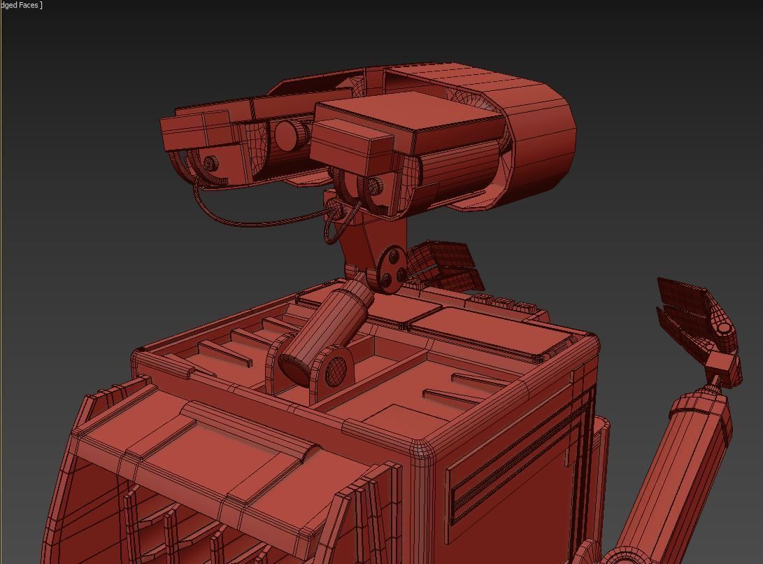 Robots Wall-e and Eve 3D model_8