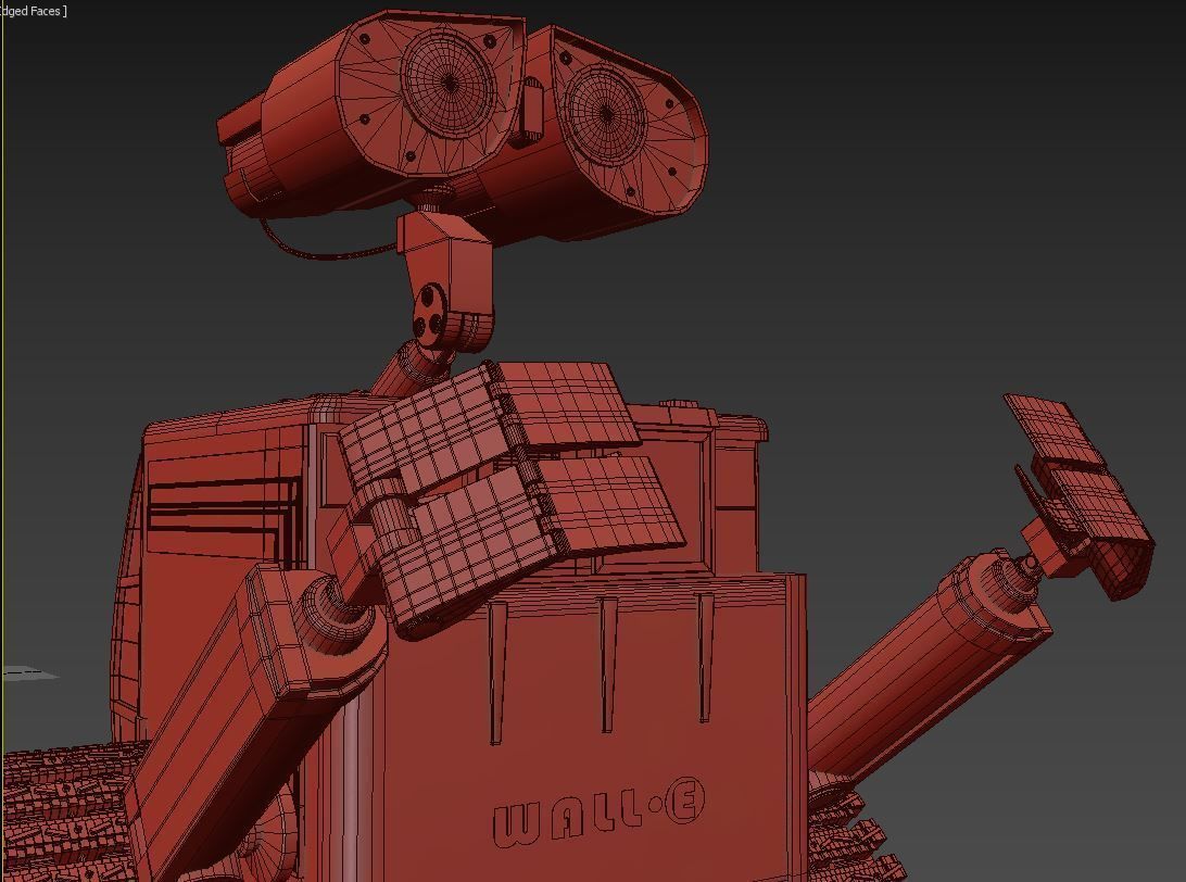 Robots Wall-e and Eve 3D model_9