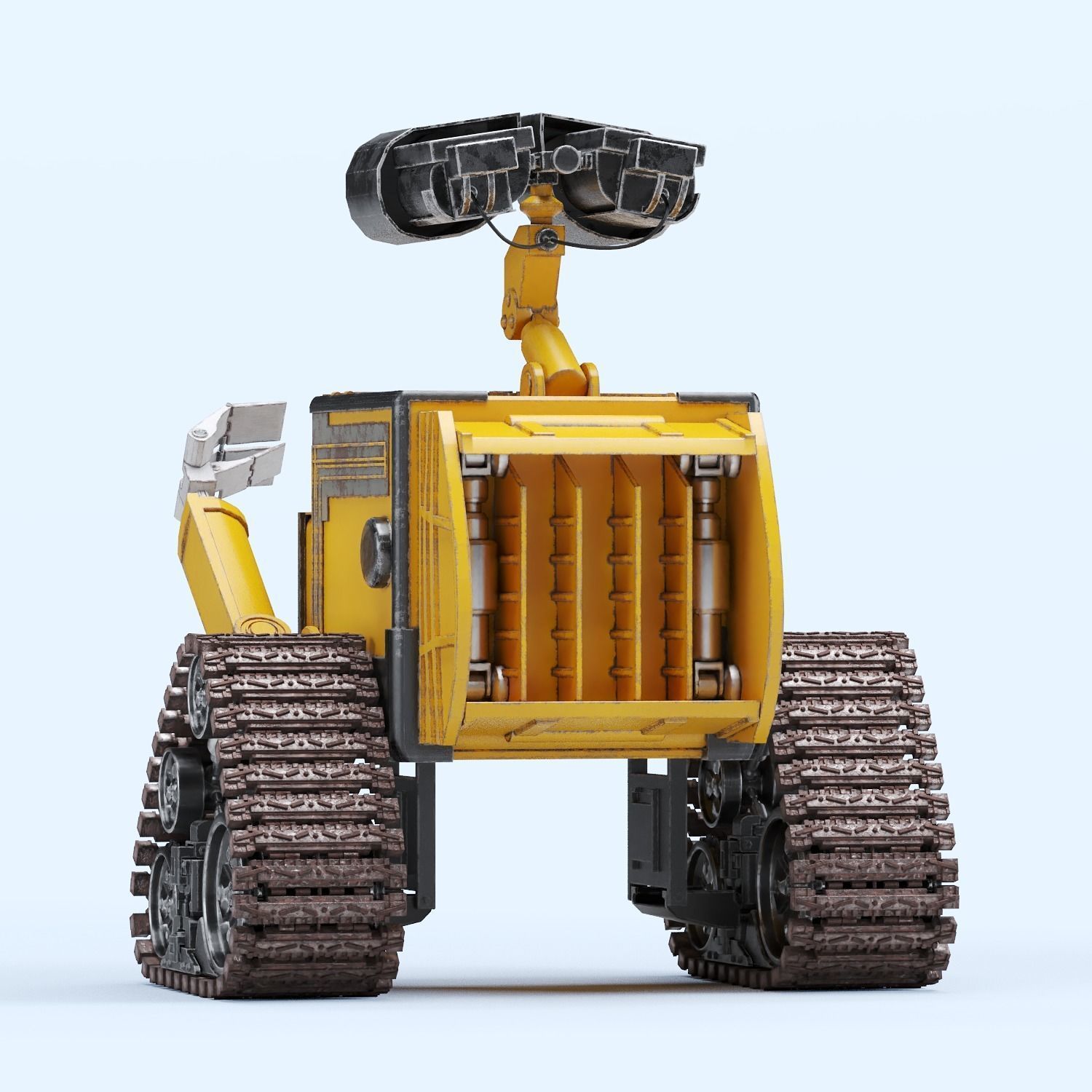 Robots Wall-e and Eve 3D model_3