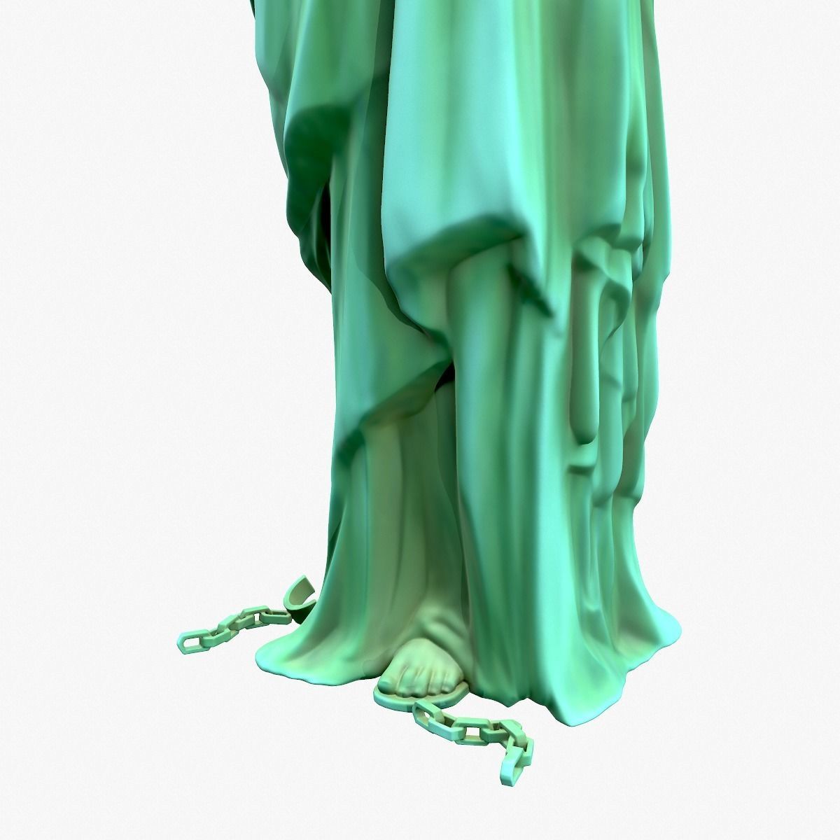 Statue Of The Liberty 3D model_10