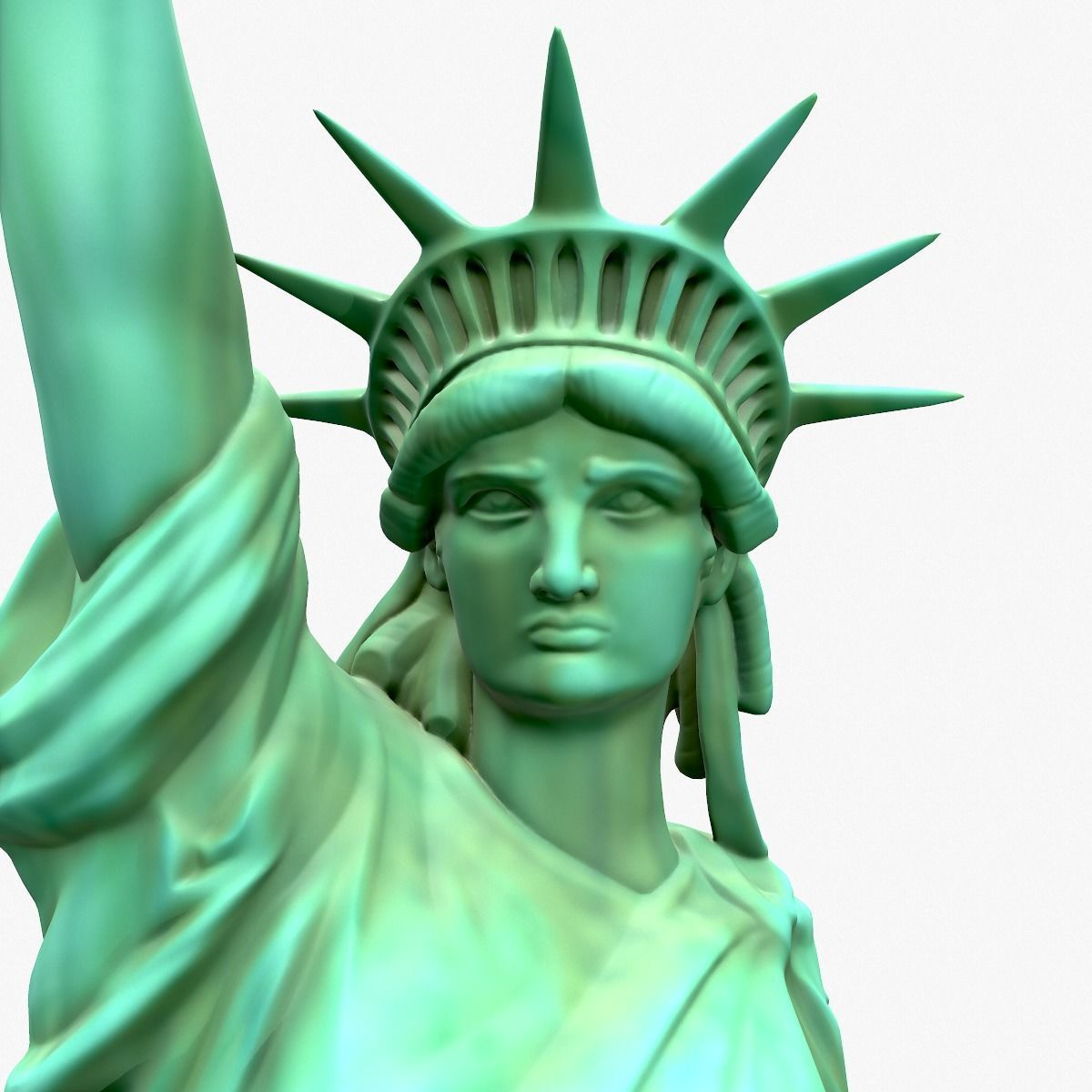 Statue Of The Liberty 3D model_13