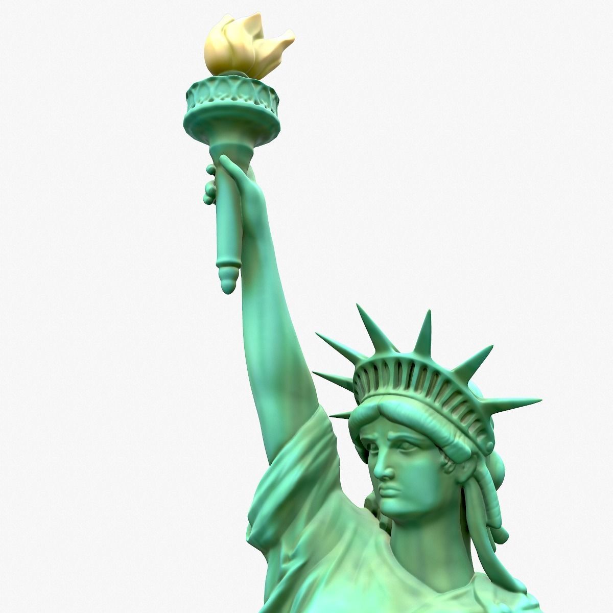 Statue Of The Liberty 3D model_15