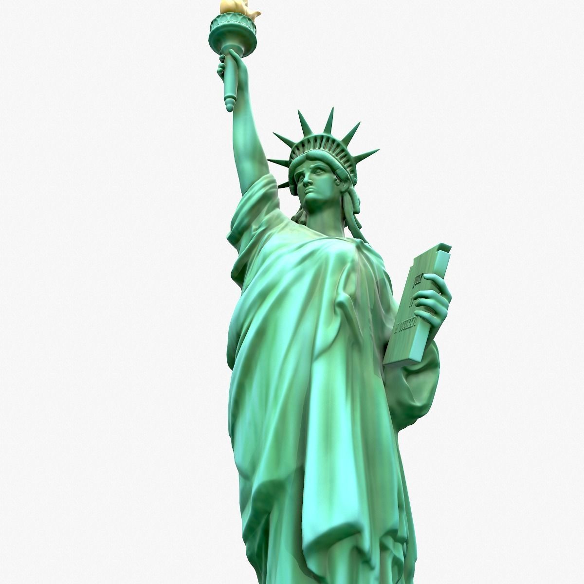 Statue Of The Liberty 3D model_17
