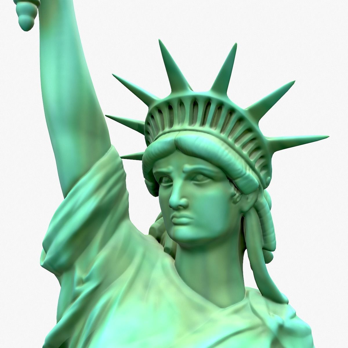 Statue Of The Liberty 3D model_14