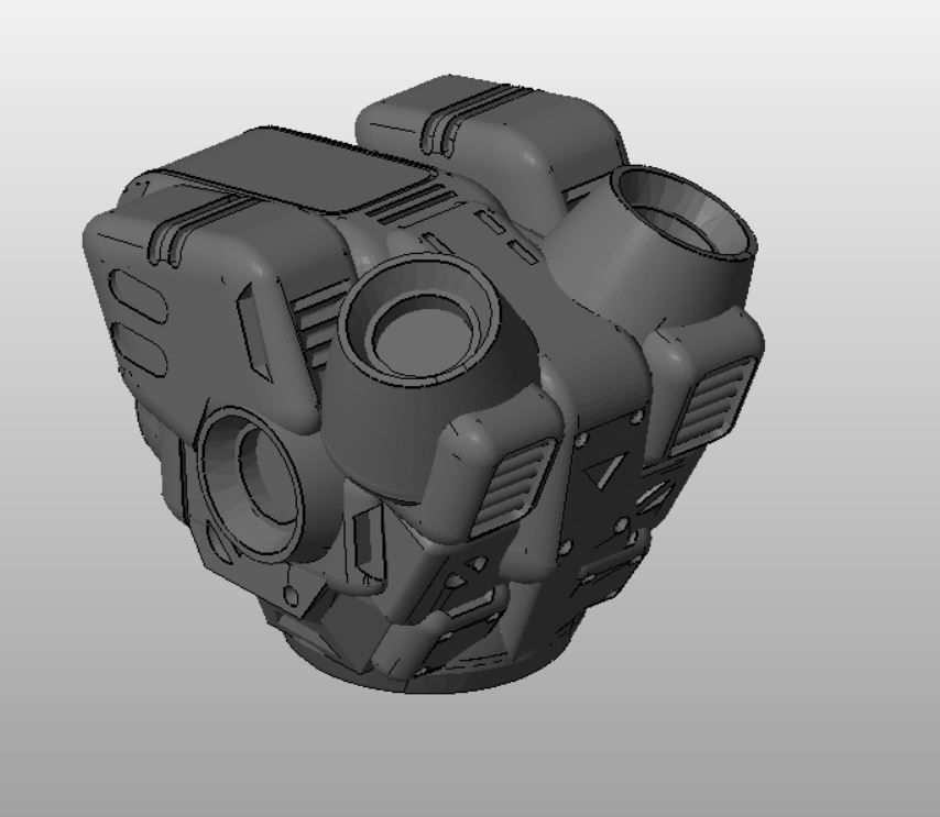 CHIBI-TECH SD - STRYKER CORE  3D print model_1