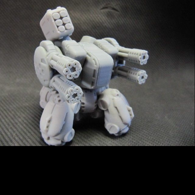 CHIBI-TECH SD - STRYKER CORE  3D print model_11