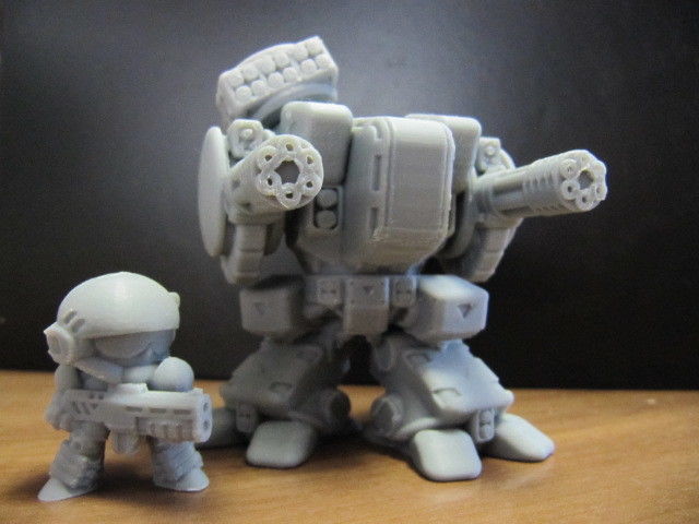 CHIBI-TECH SD - STRYKER CORE  3D print model_12