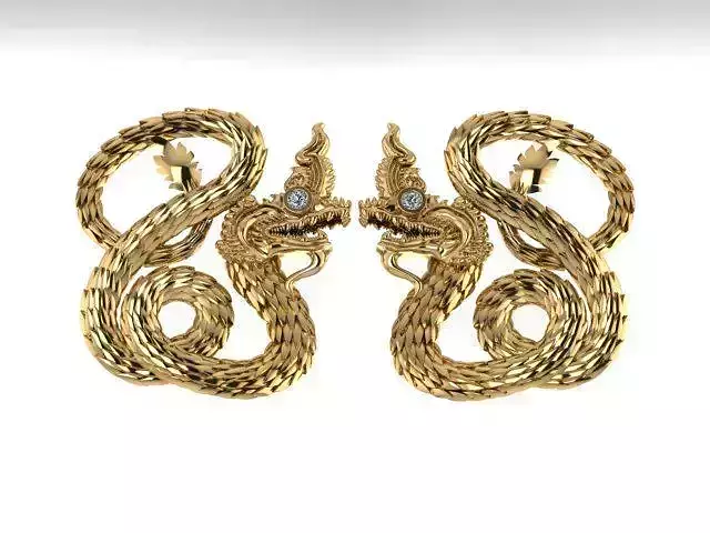 Dragon earrings