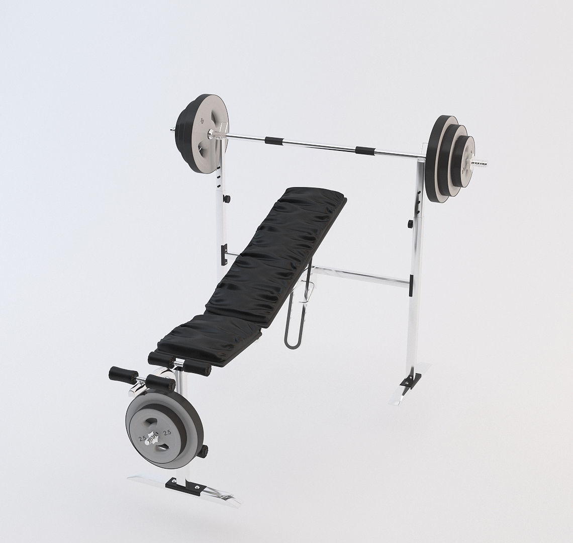 Fitness Center Gym 3D model_13