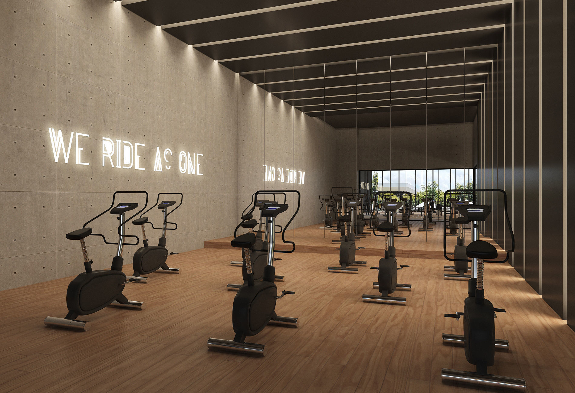 Fitness Center Gym 3D model_4