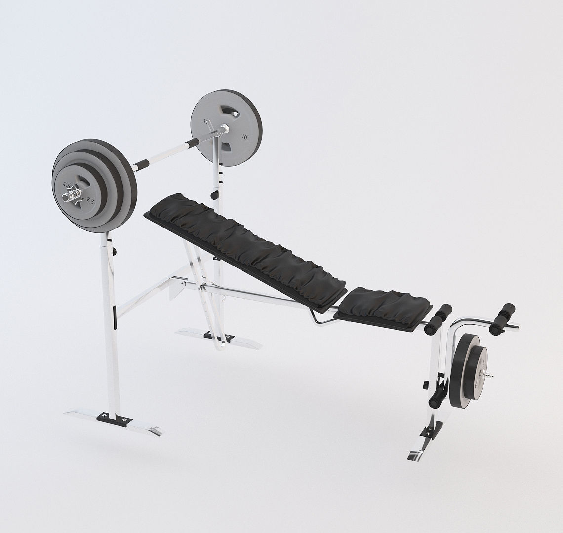 Fitness Center Gym 3D model_16