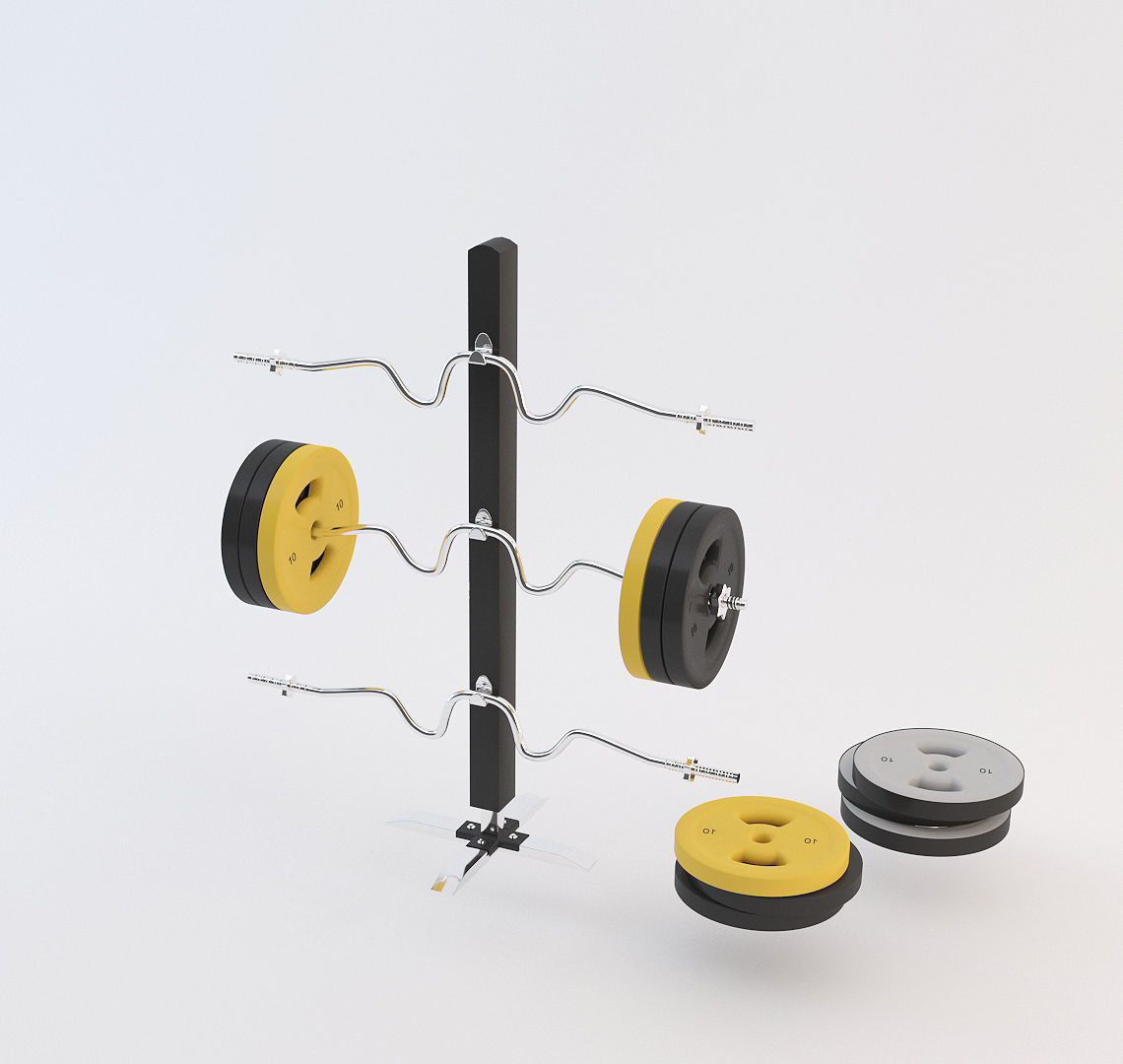 Fitness Center Gym 3D model_14