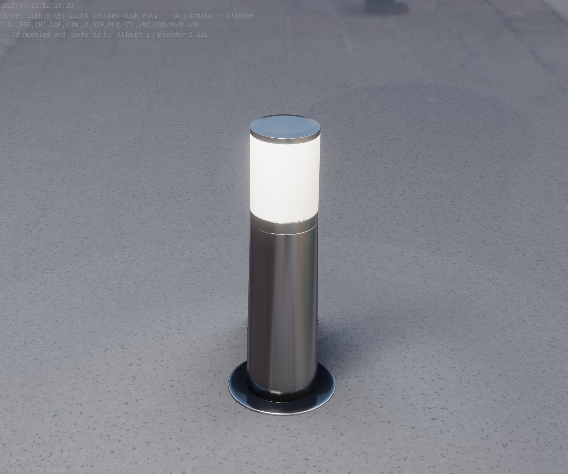 Light Column -3- Street Light -9- 3D model_31