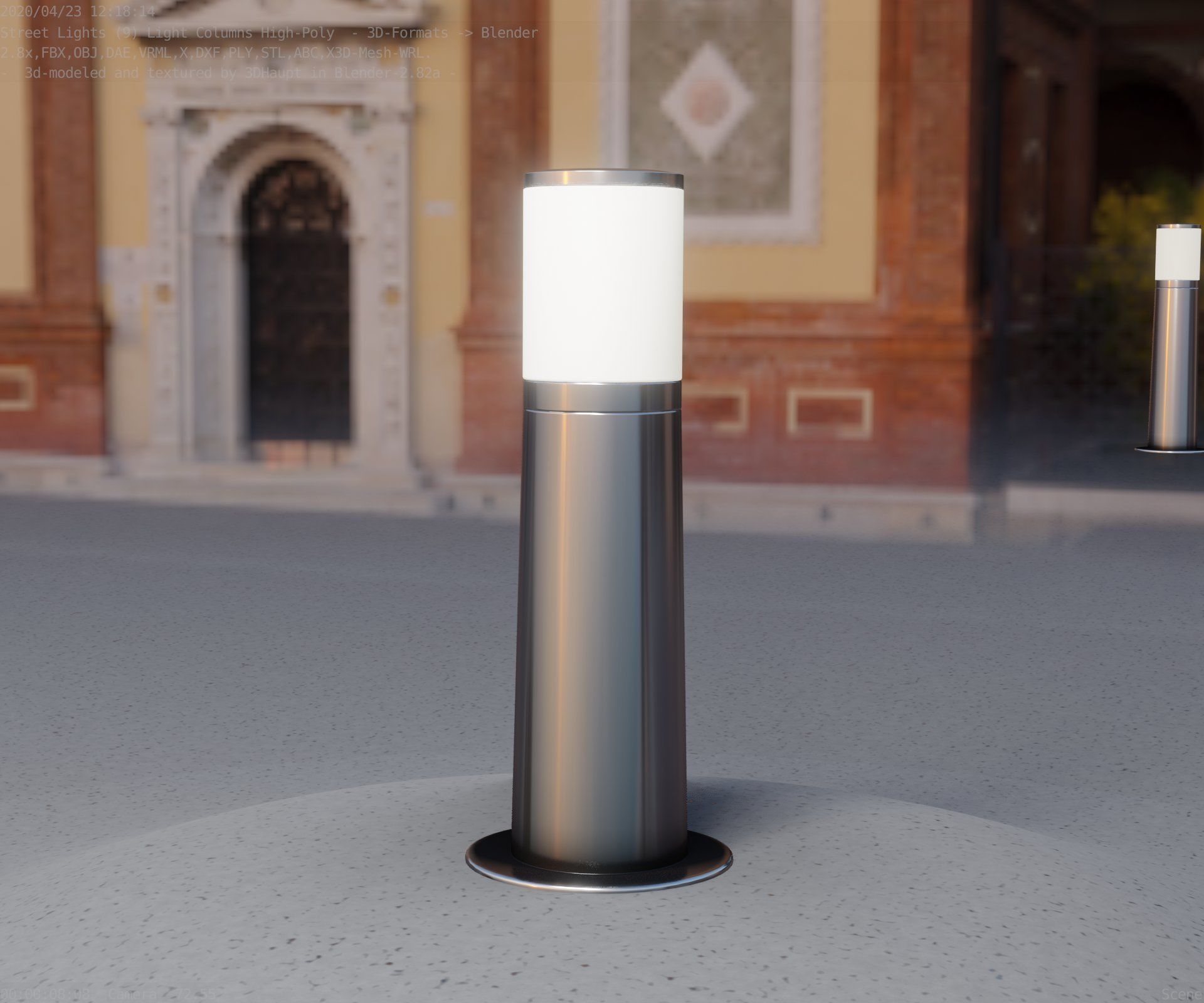 Light Column -3- Street Light -9- 3D model_5