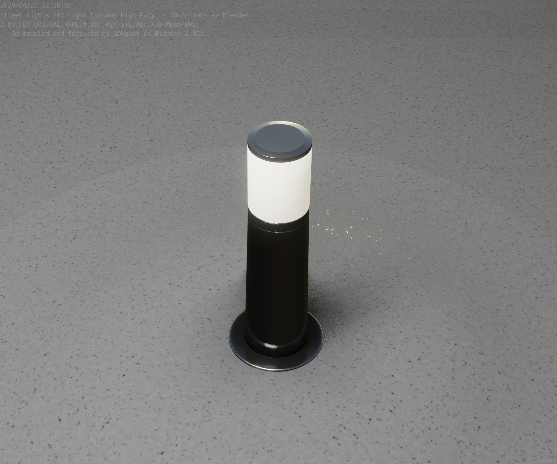 Light Column -3- Street Light -9- 3D model_39