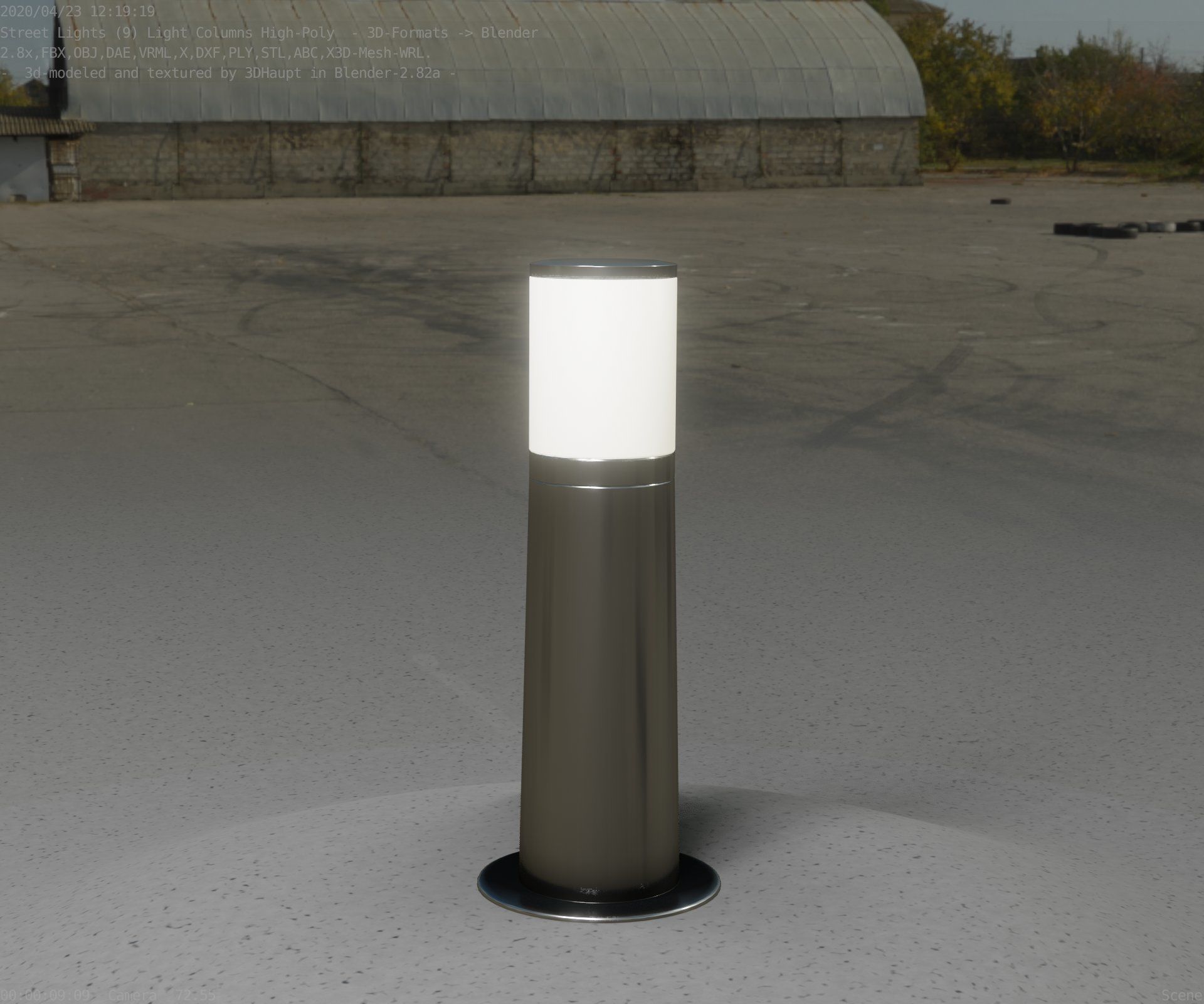 Light Column -3- Street Light -9- 3D model_25