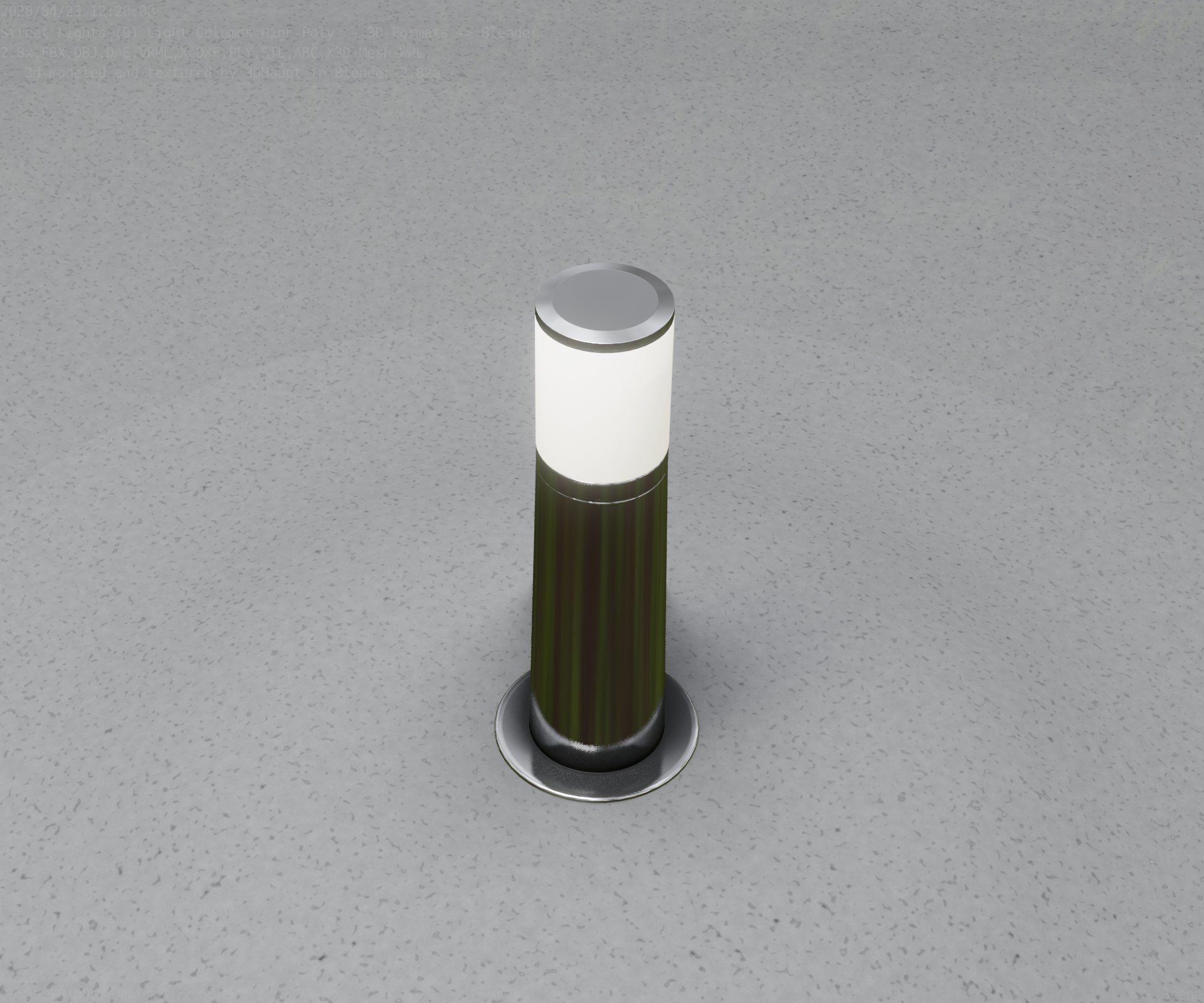 Light Column -3- Street Light -9- 3D model_40