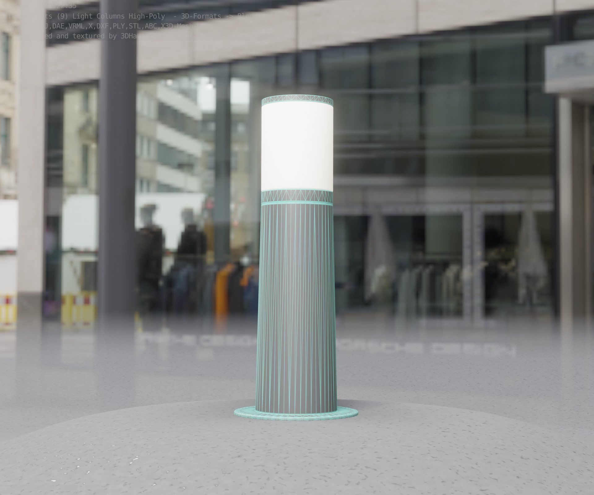 Light Column -3- Street Light -9- 3D model_91