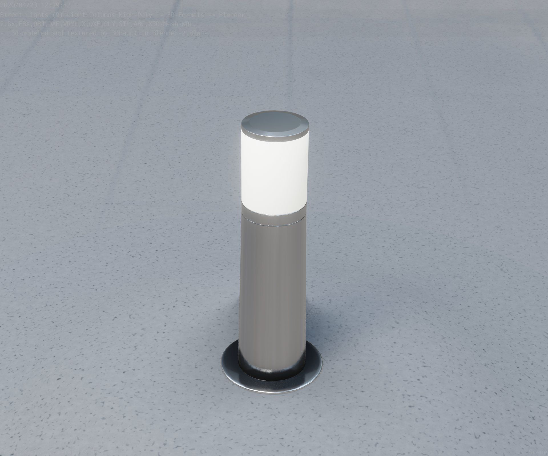Light Column -3- Street Light -9- 3D model_32