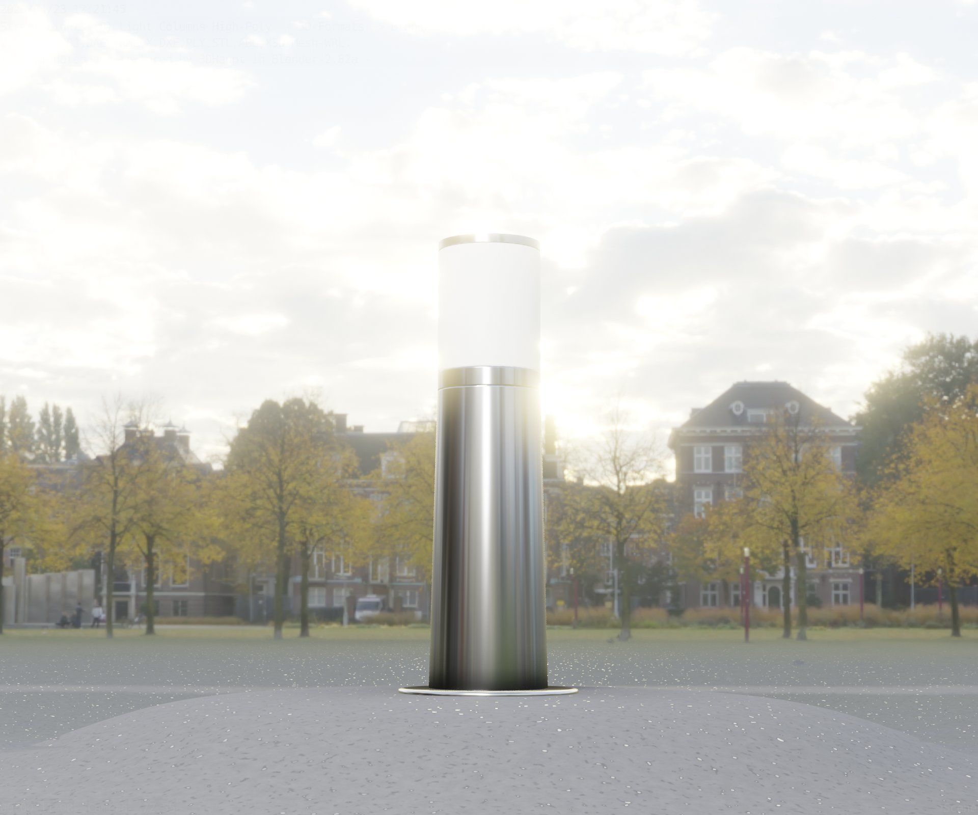 Light Column -3- Street Light -9- 3D model_72