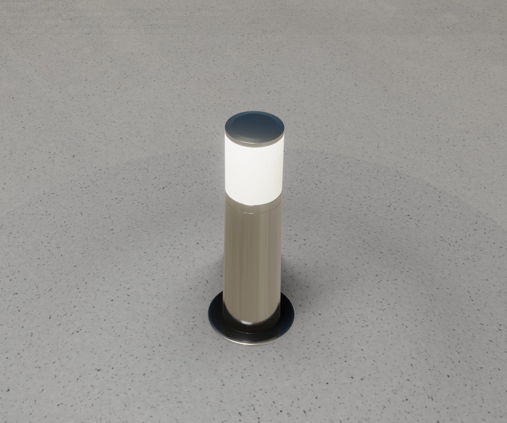 Light Column -3- Street Light -9- 3D model_44