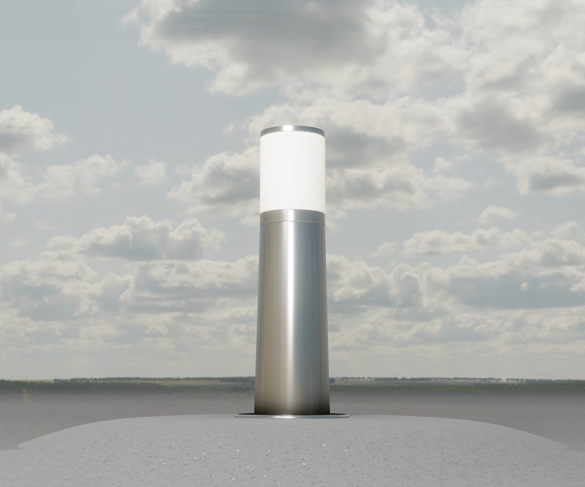 Light Column -3- Street Light -9- 3D model_1