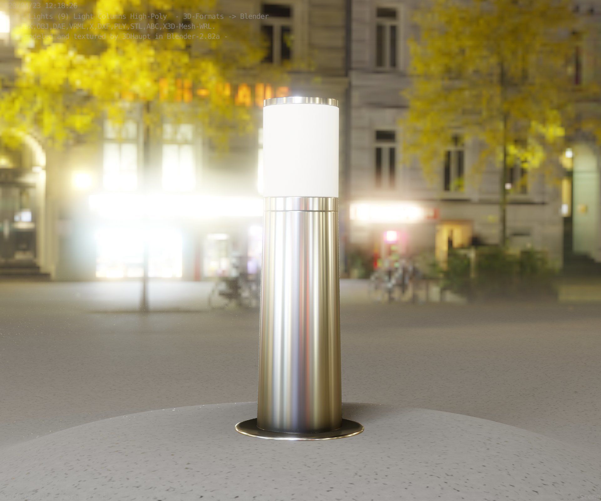 Light Column -3- Street Light -9- 3D model_9