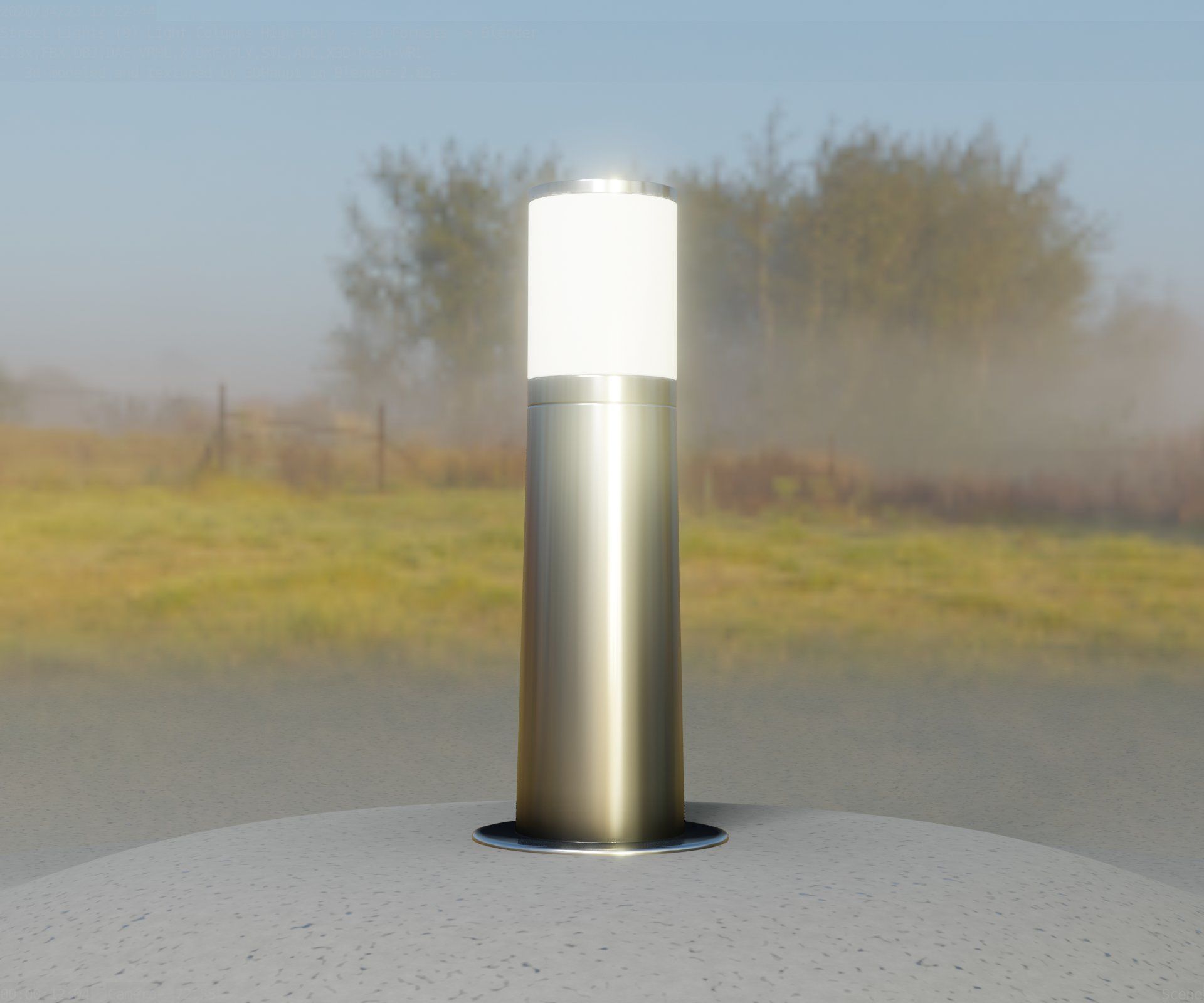 Light Column -3- Street Light -9- 3D model_94
