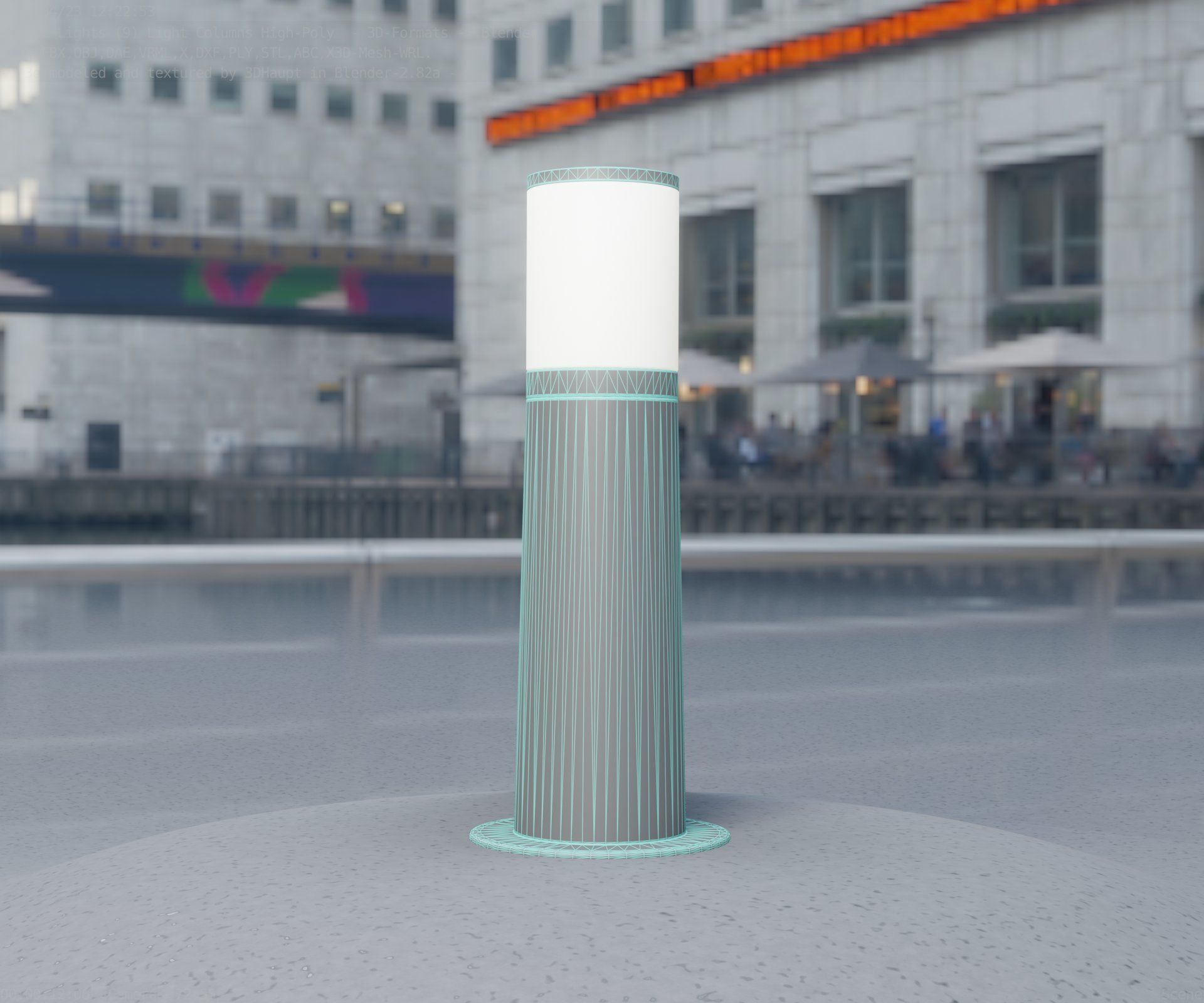 Light Column -3- Street Light -9- 3D model_96