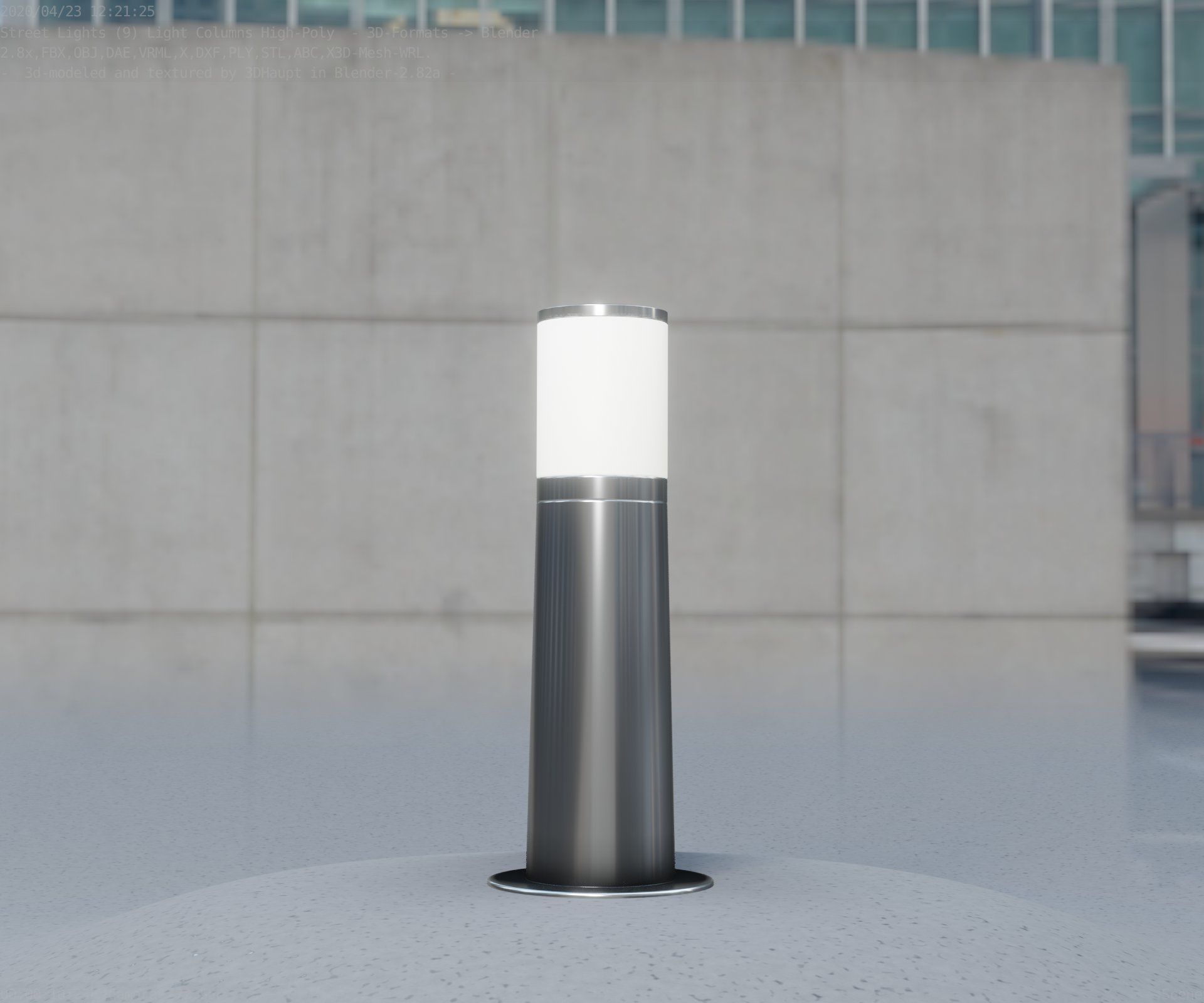 Light Column -3- Street Light -9- 3D model_63