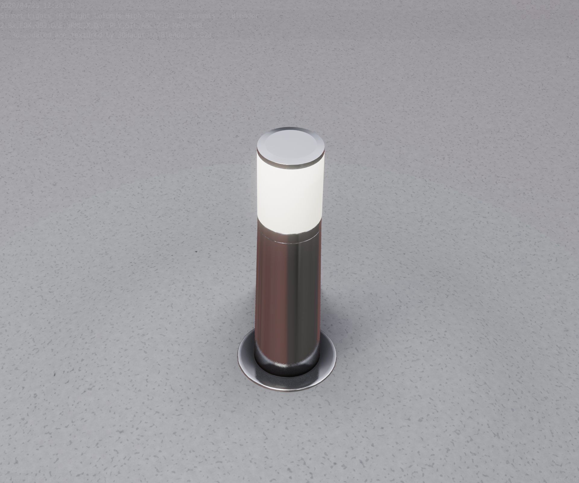 Light Column -3- Street Light -9- 3D model_43