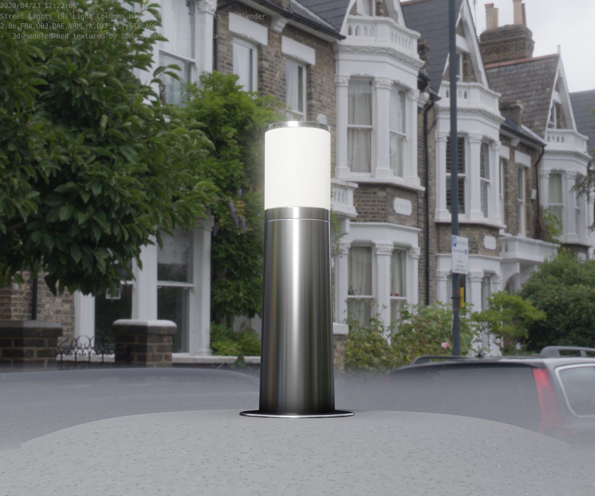 Light Column -3- Street Light -9- 3D model_81