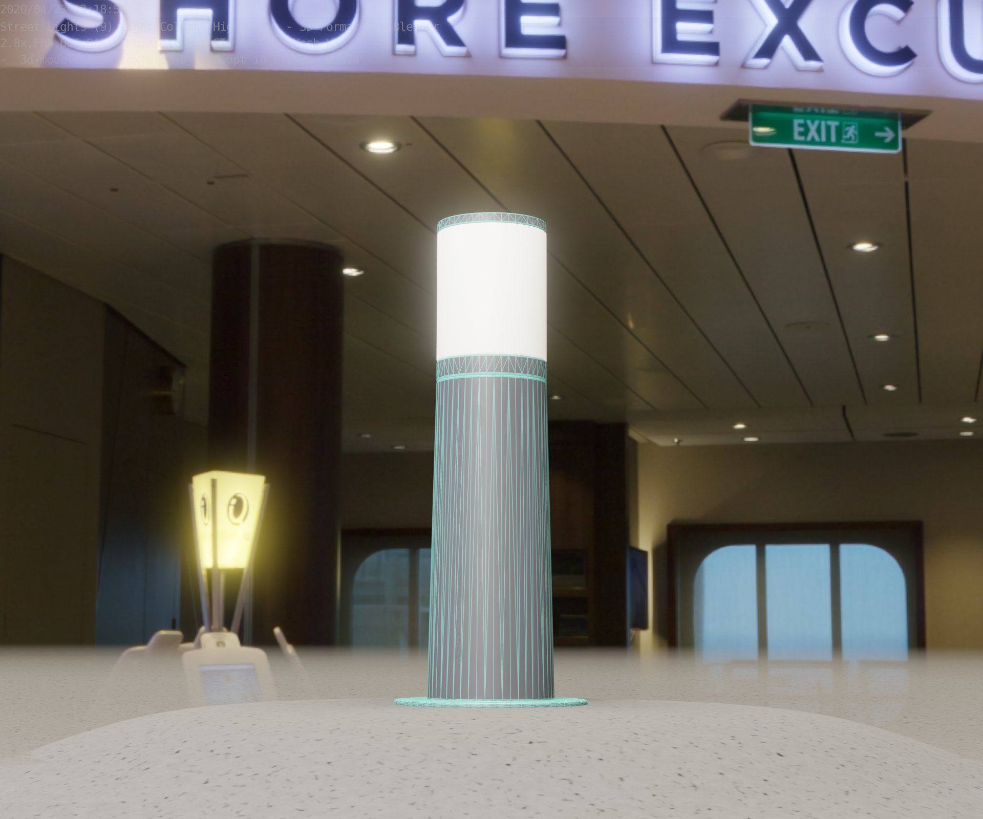 Light Column -3- Street Light -9- 3D model_16