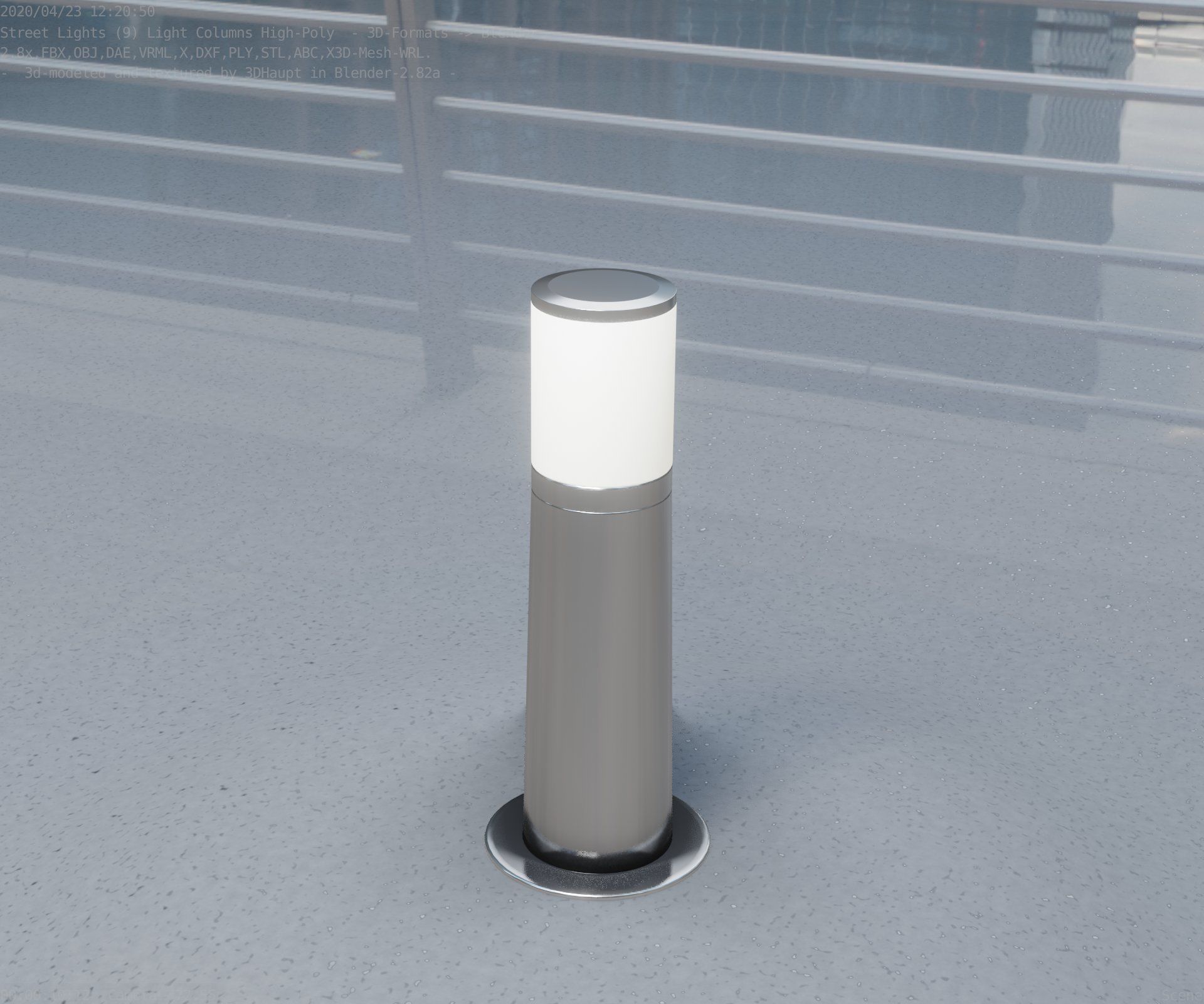 Light Column -3- Street Light -9- 3D model_52