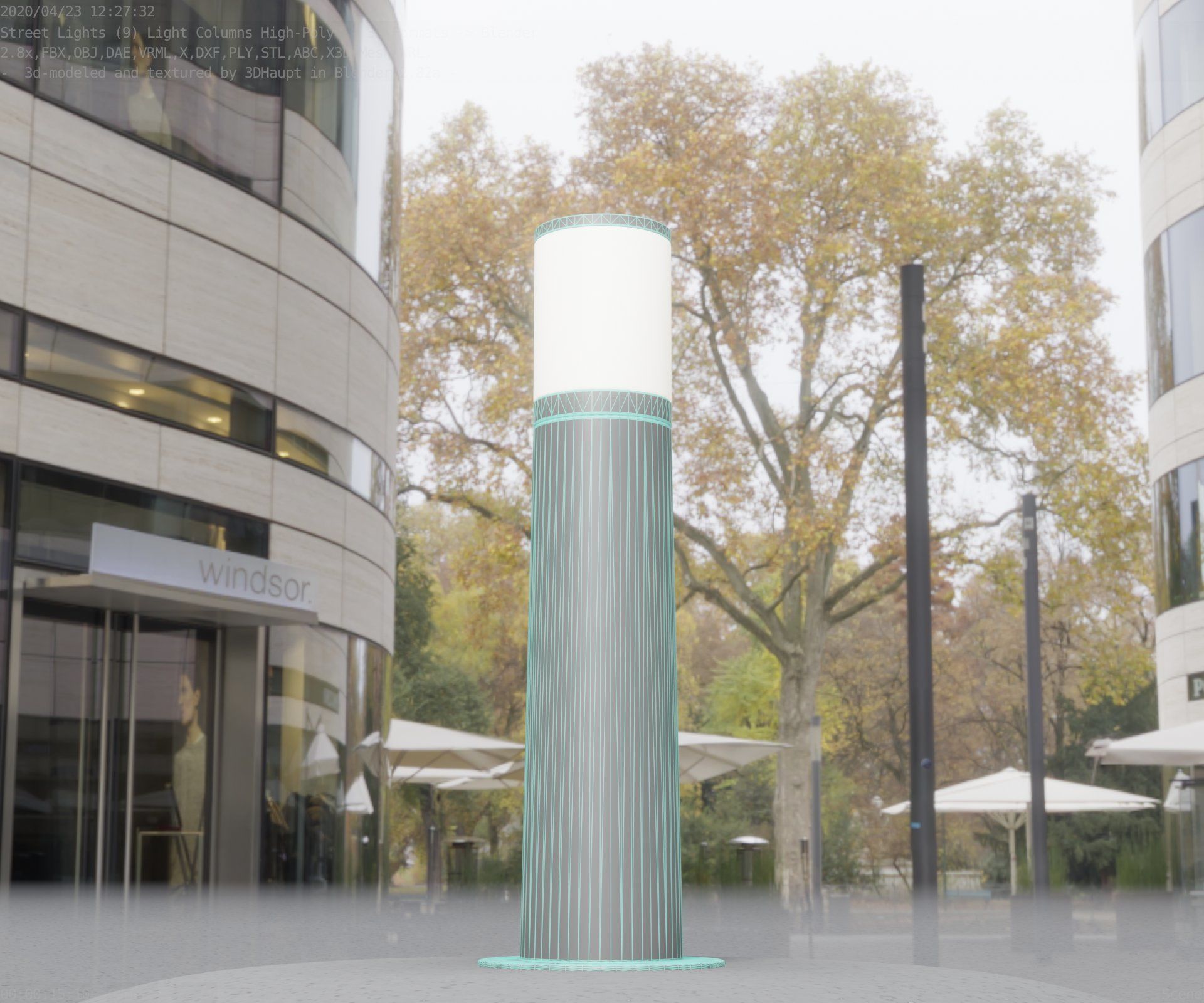 Light Column -4- Street Light -9- 3D model_9
