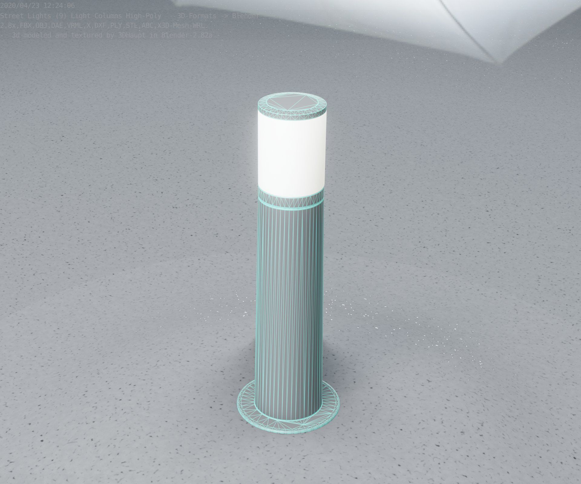 Light Column -4- Street Light -9- 3D model_21