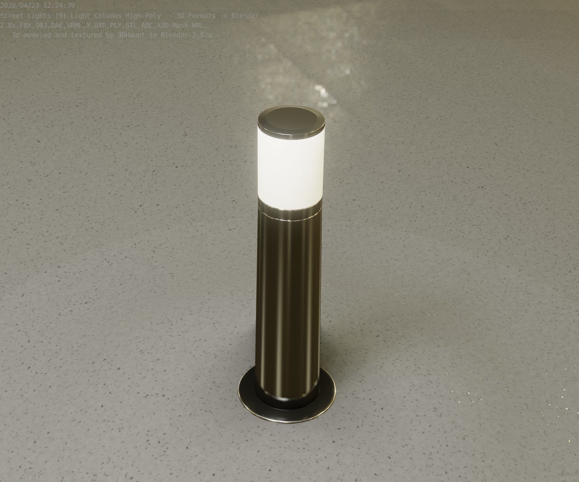 Light Column -4- Street Light -9- 3D model_31