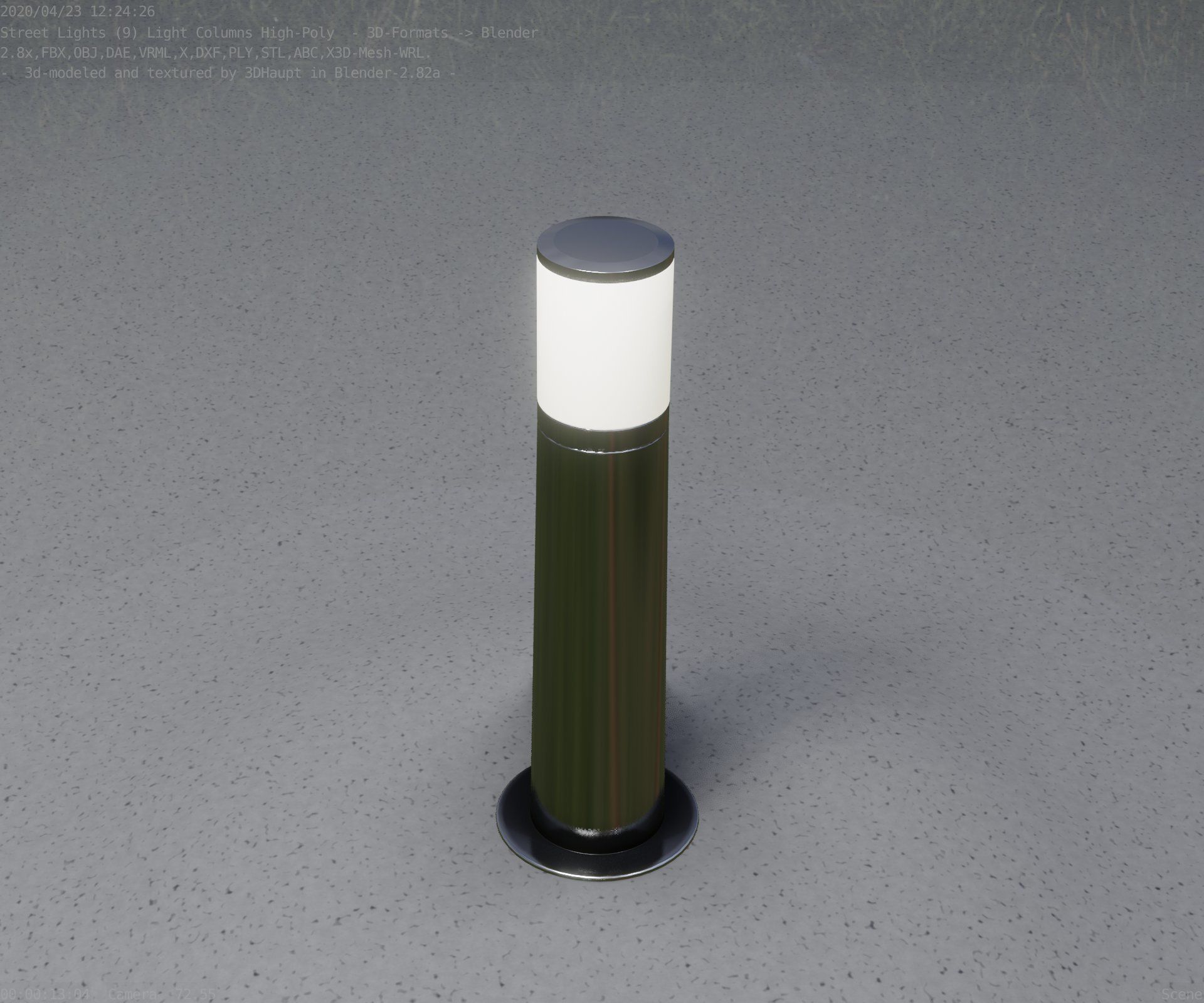Light Column -4- Street Light -9- 3D model_27