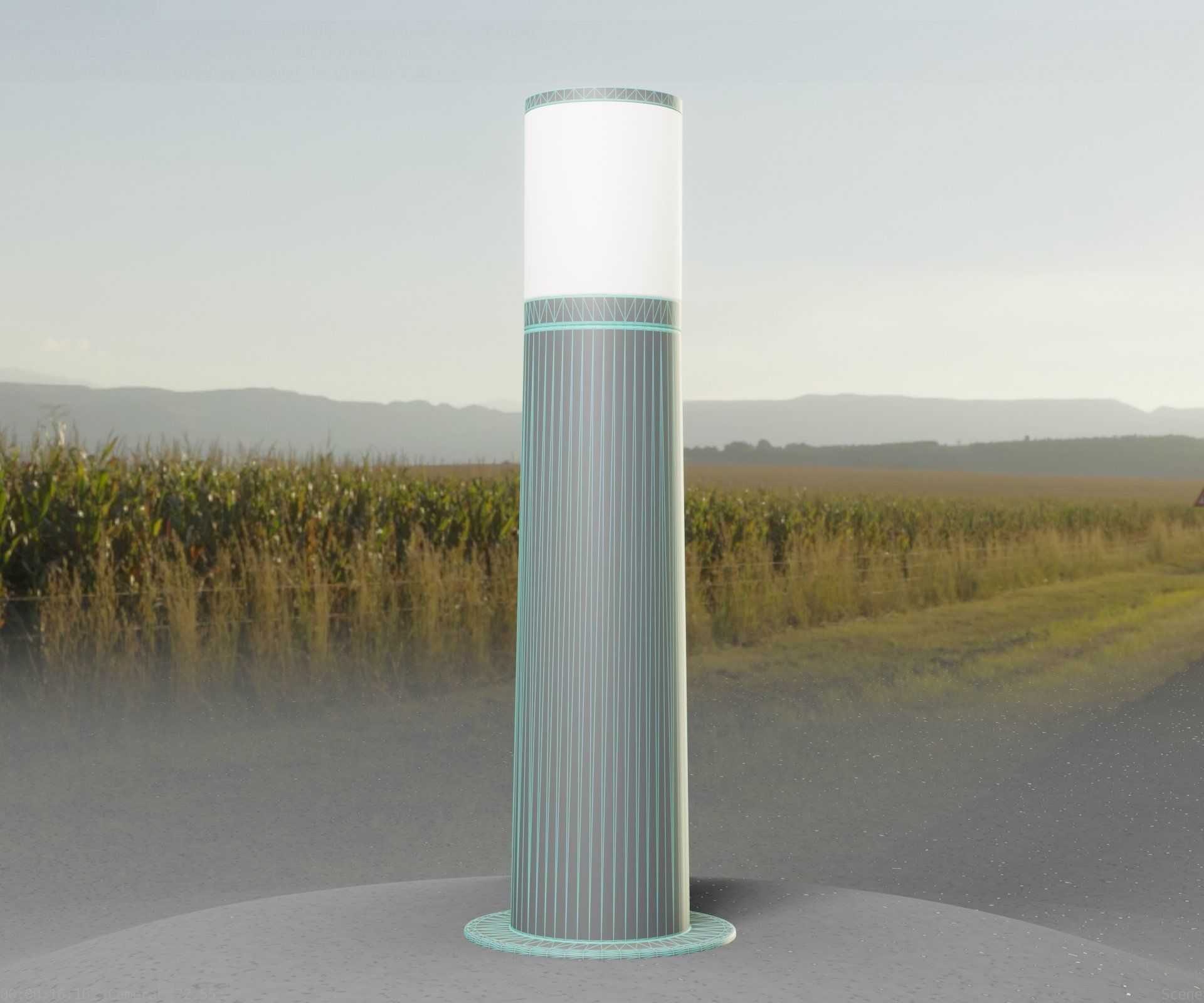 Light Column -4- Street Light -9- 3D model_94