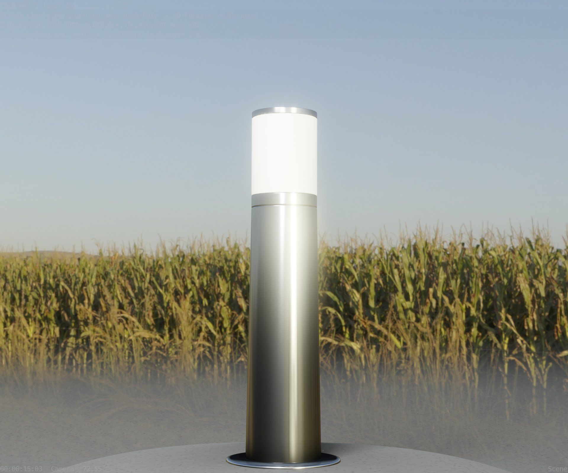 Light Column -4- Street Light -9- 3D model_3