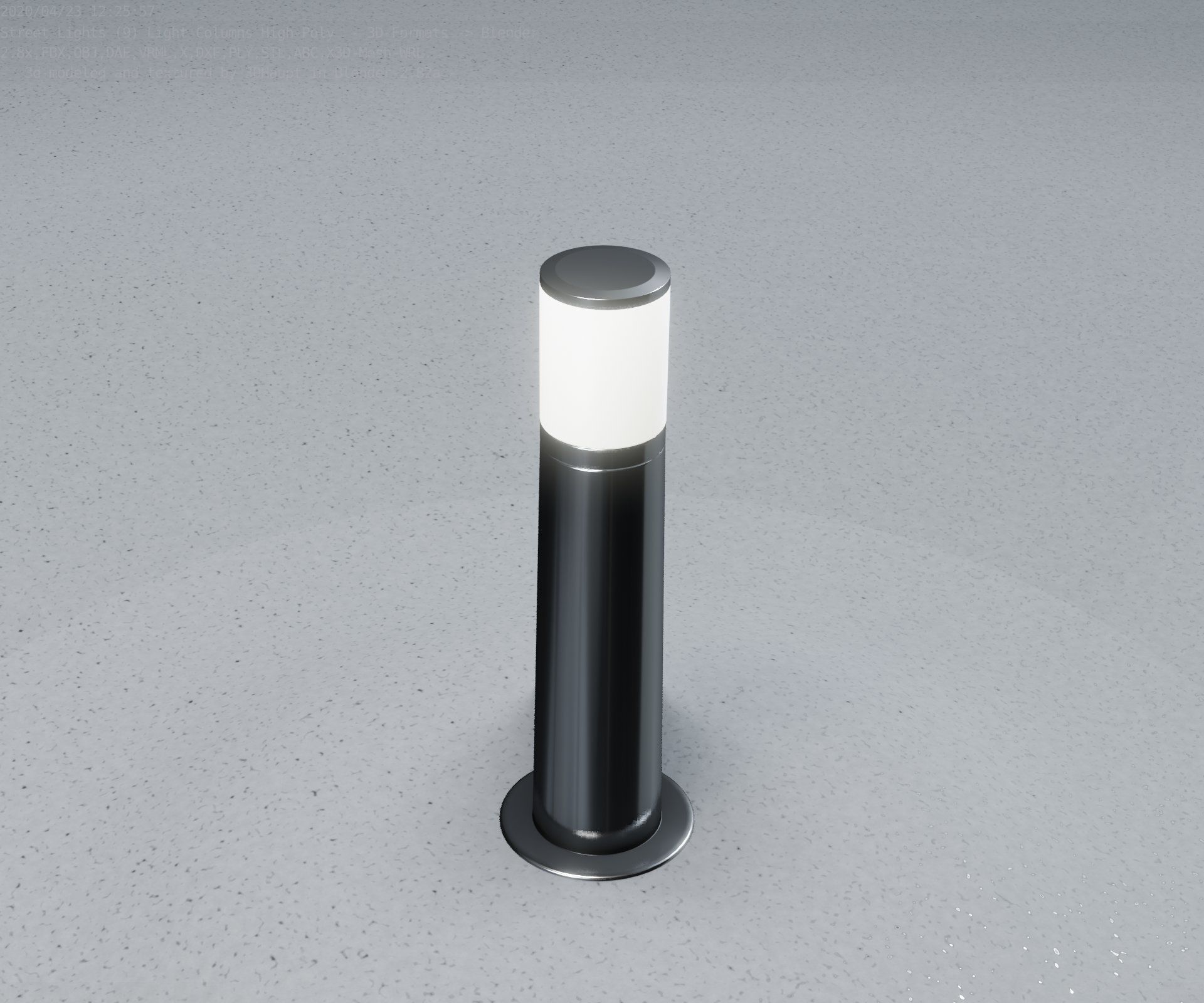 Light Column -4- Street Light -9- 3D model_52