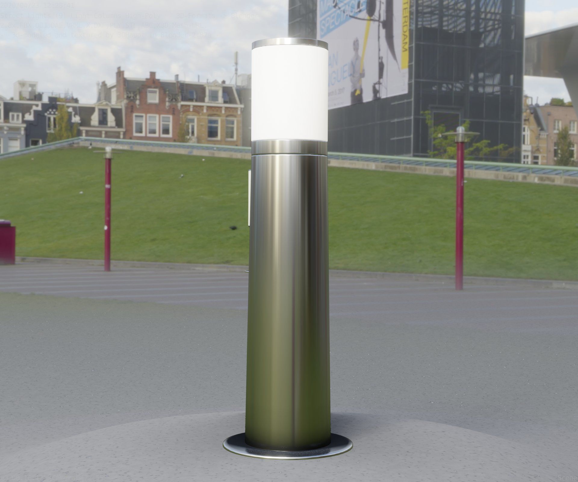 Light Column -4- Street Light -9- 3D model_96