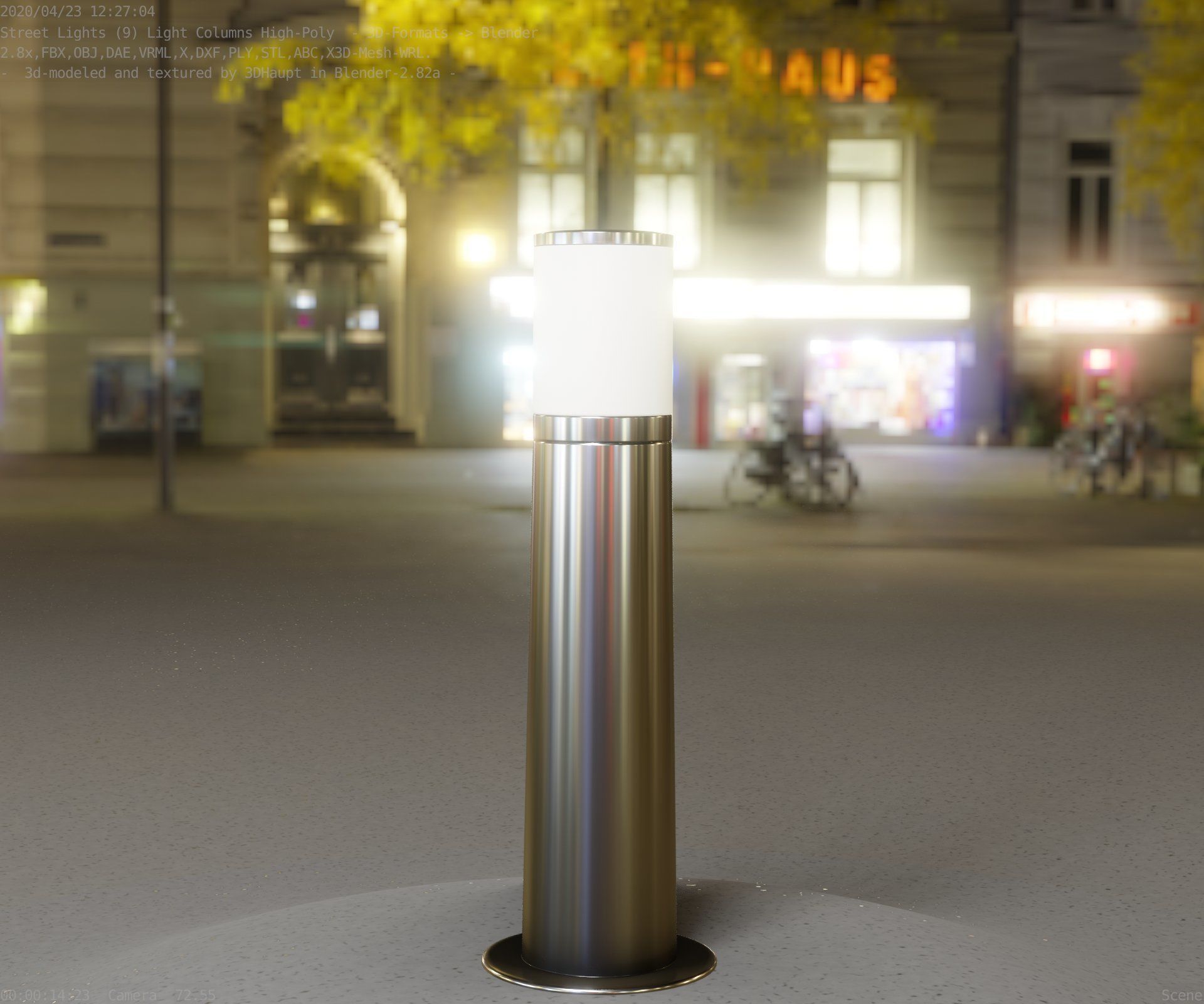 Light Column -4- Street Light -9- 3D model_70