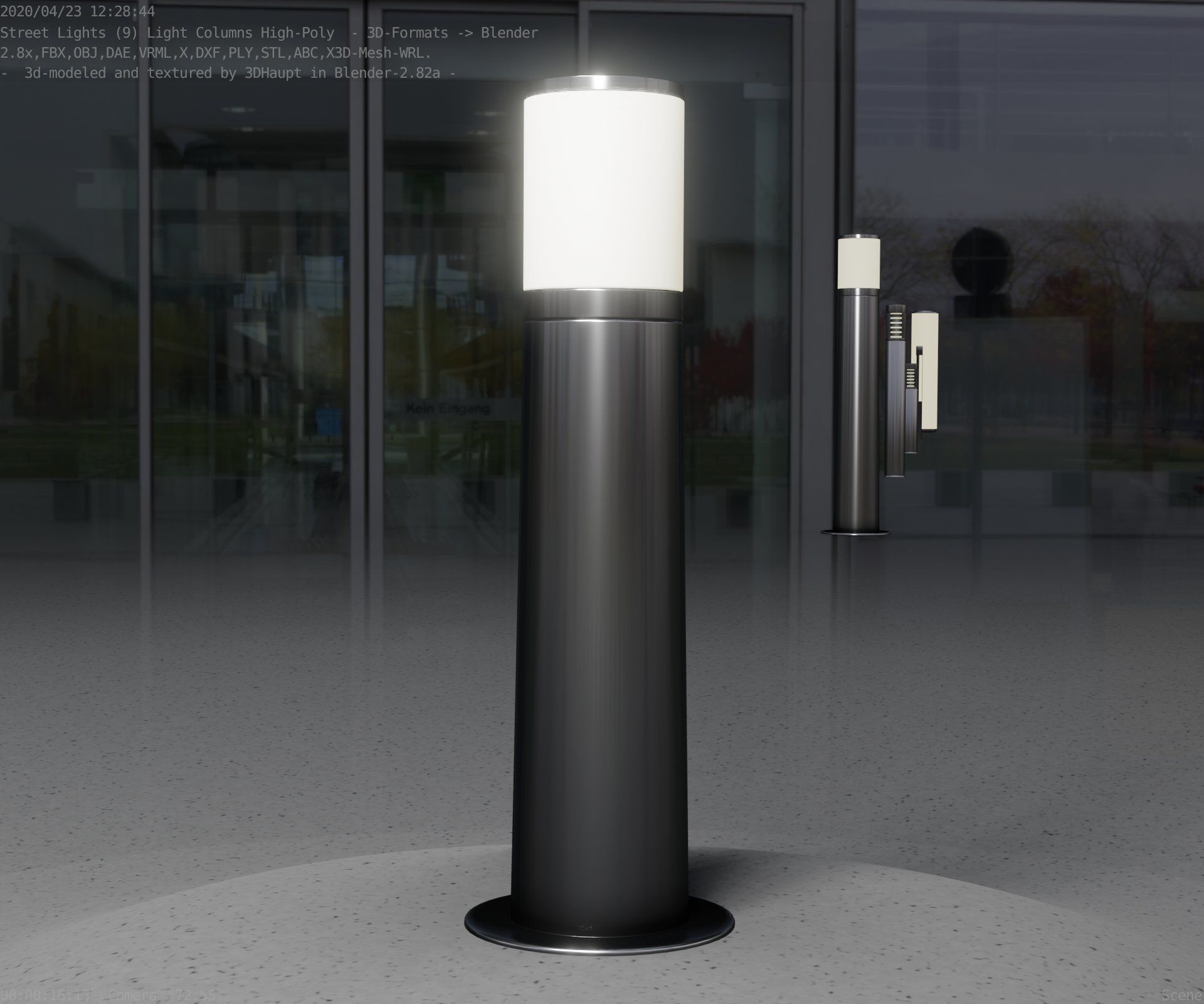 Light Column -4- Street Light -9- 3D model_97