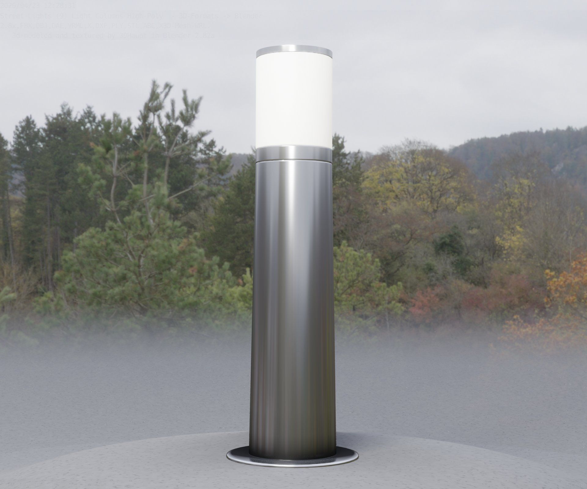 Light Column -4- Street Light -9- 3D model_93