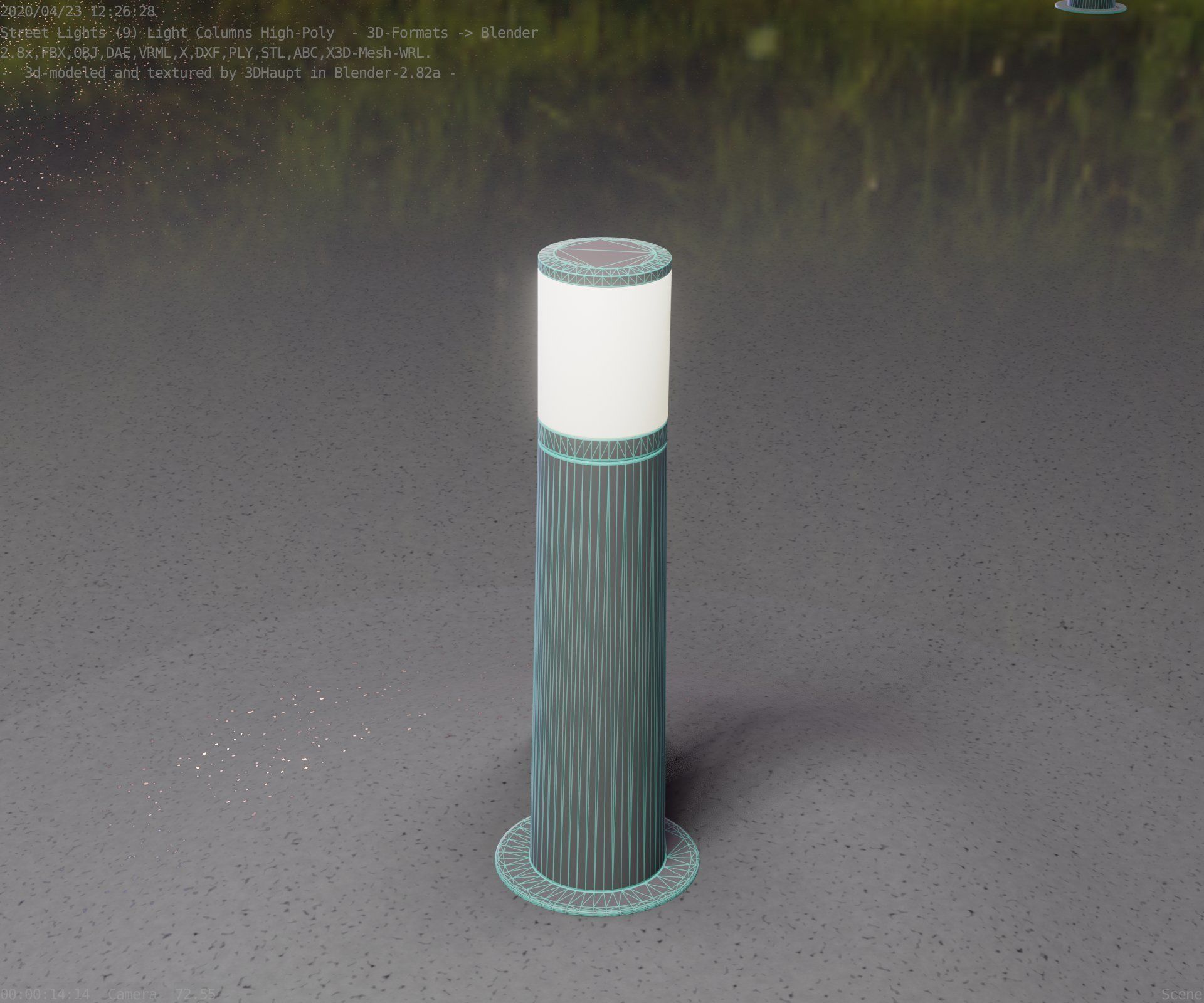 Light Column -4- Street Light -9- 3D model_61