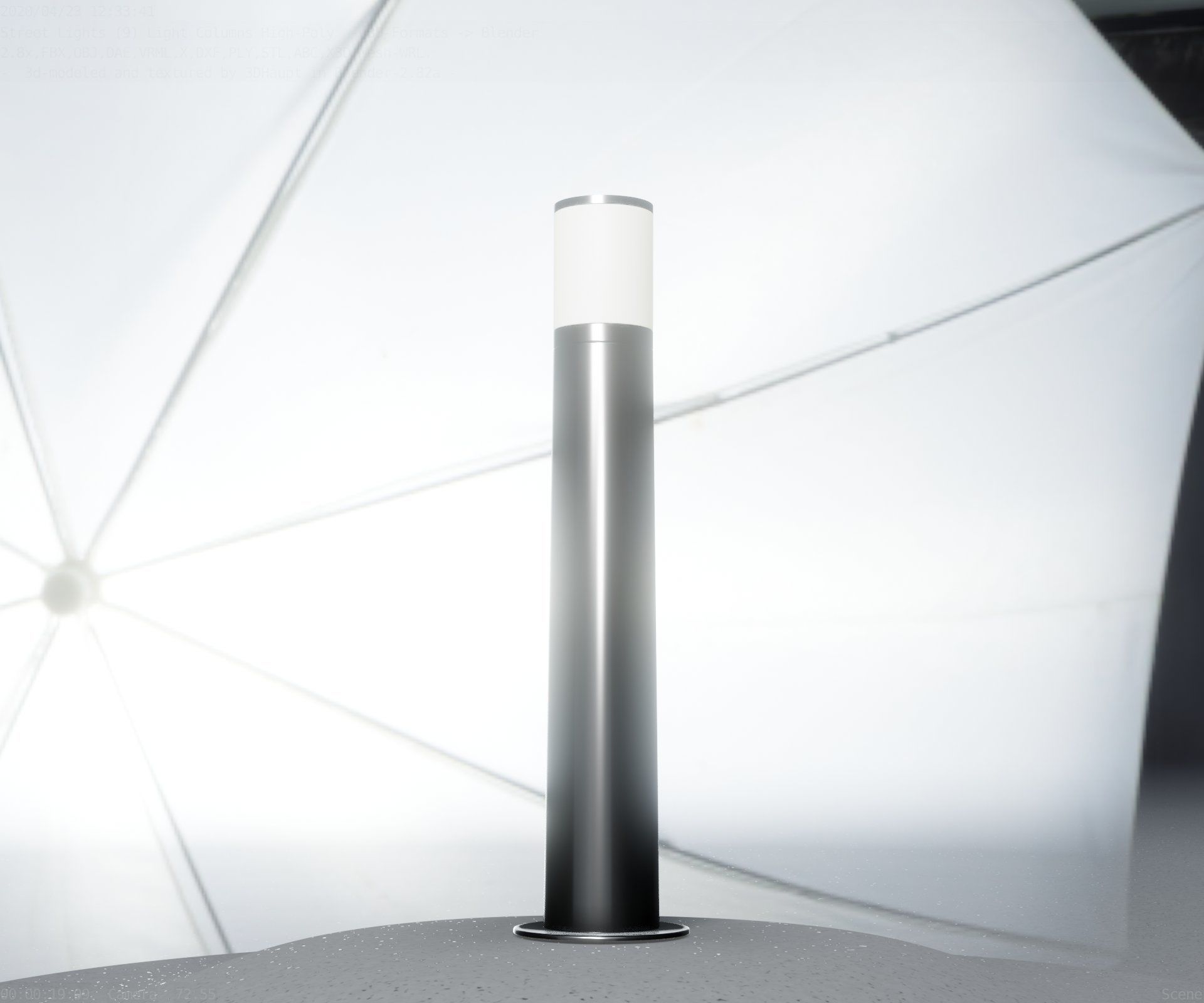 Light Column -5- Street Light -9- 3D model_65