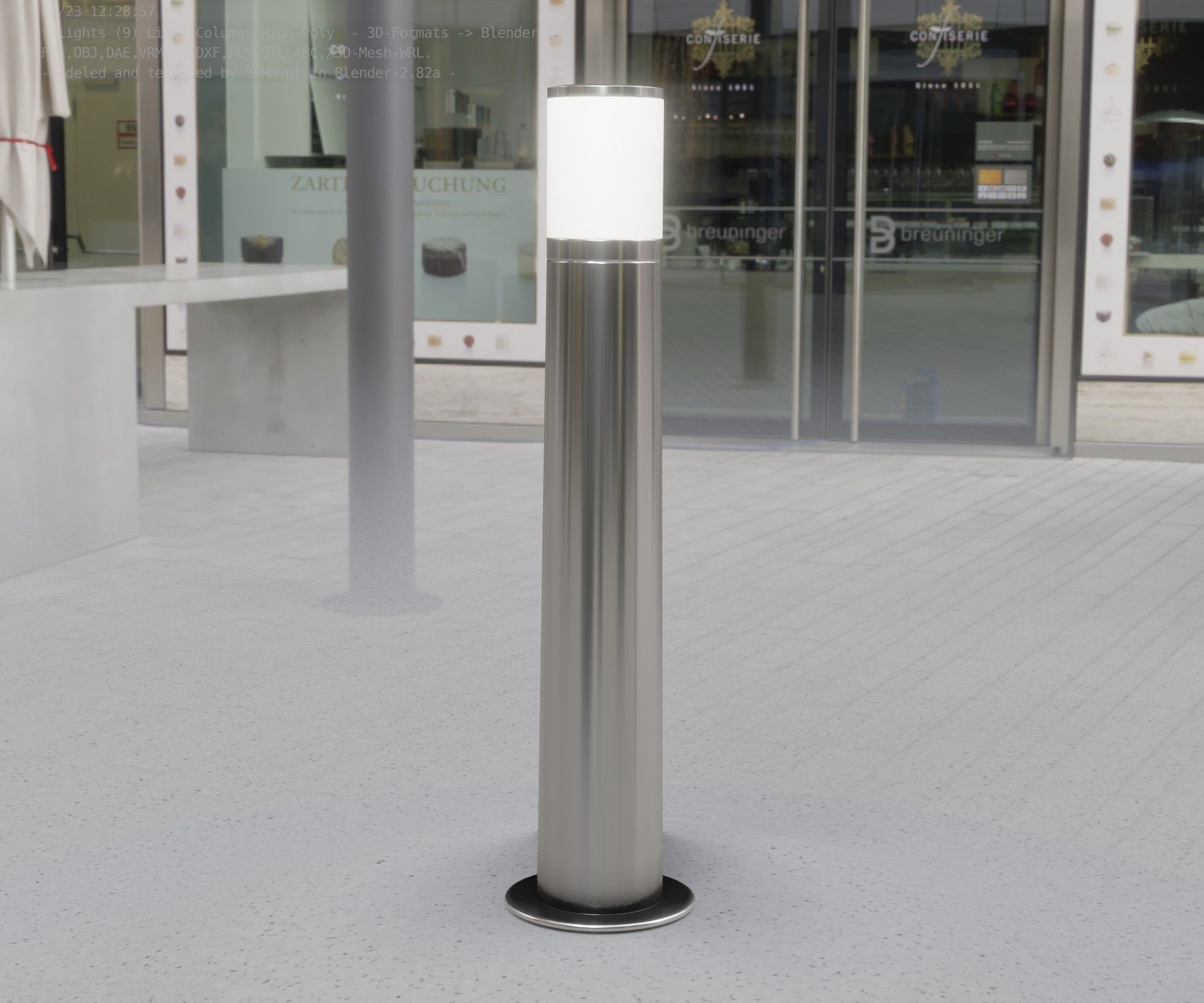 Light Column -5- Street Light -9- 3D model_1