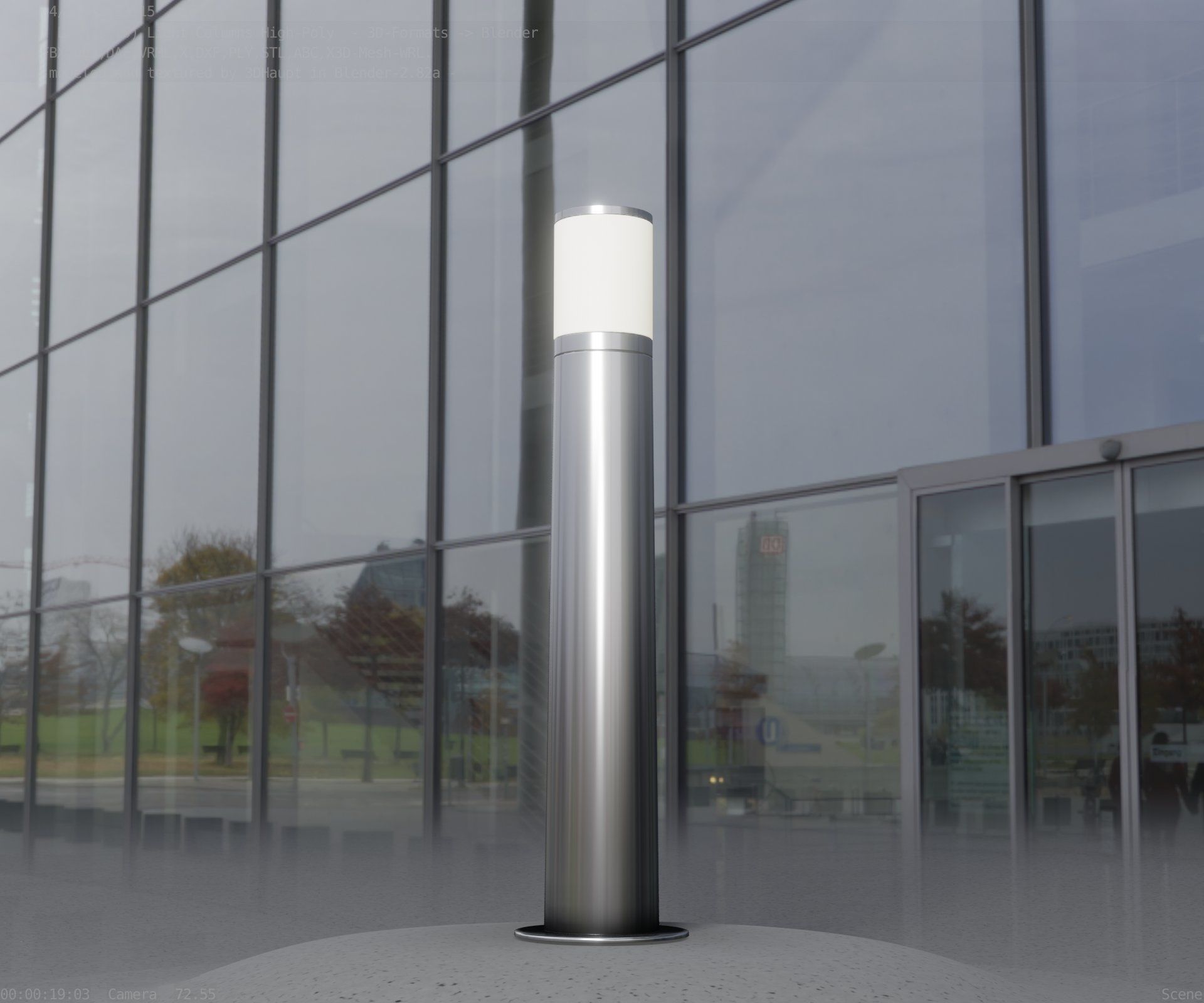Light Column -5- Street Light -9- 3D model_10