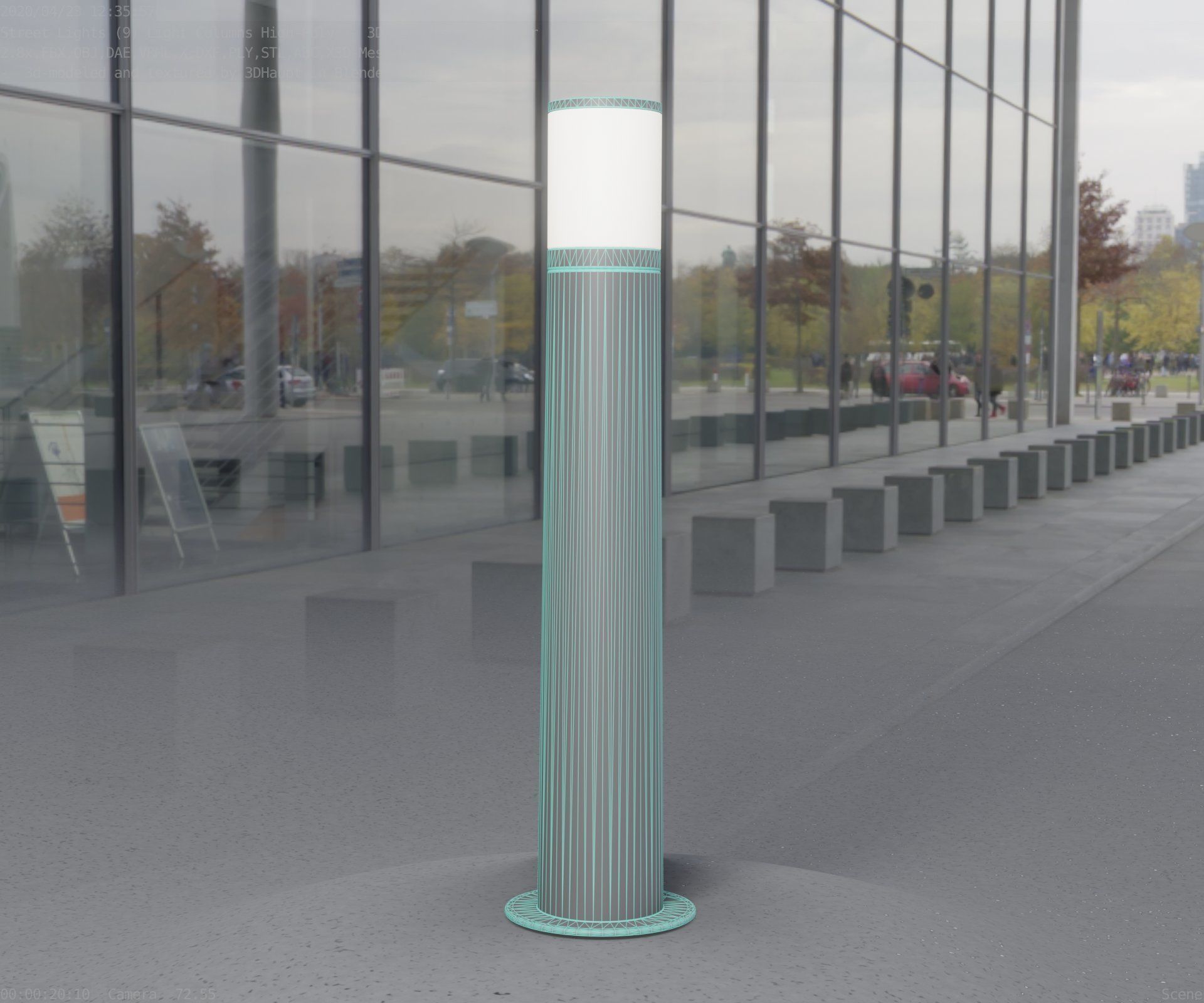 Light Column -5- Street Light -9- 3D model_90